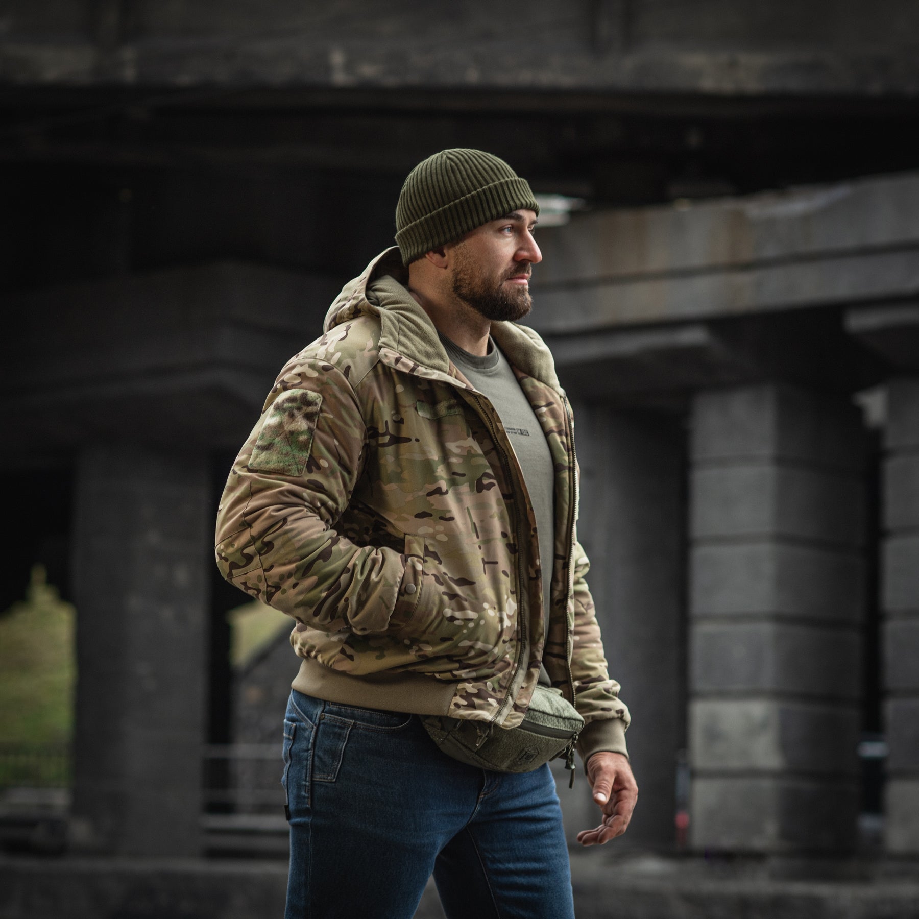 M-Tac куртка MA-1 Hooded Military MC