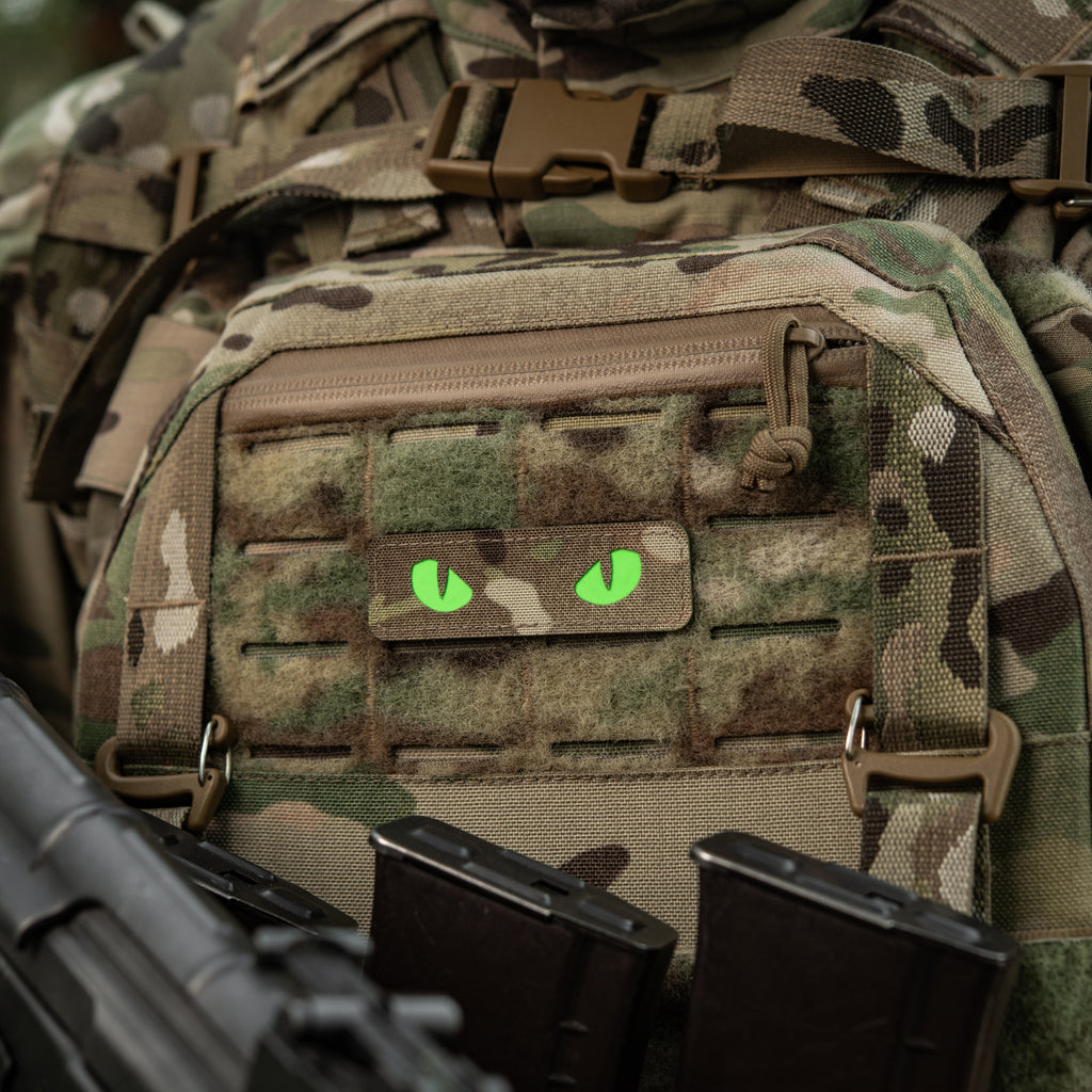 M-Tac нашивка Cat Eyes Laser Cut Multicam/Green/GID