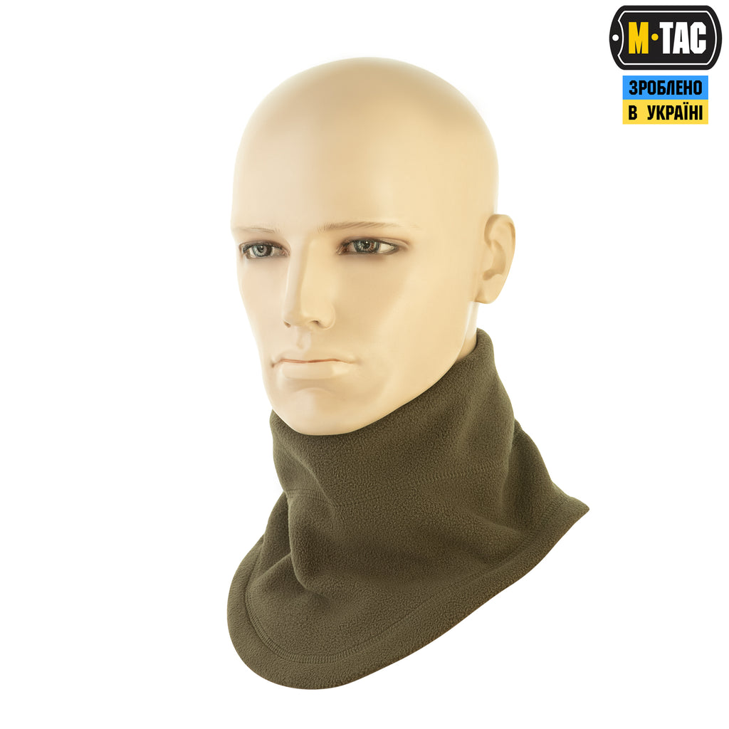 M-Tac шарф-труба анатомічний з затяжкою Elite фліс (320г/м2) Dark Olive