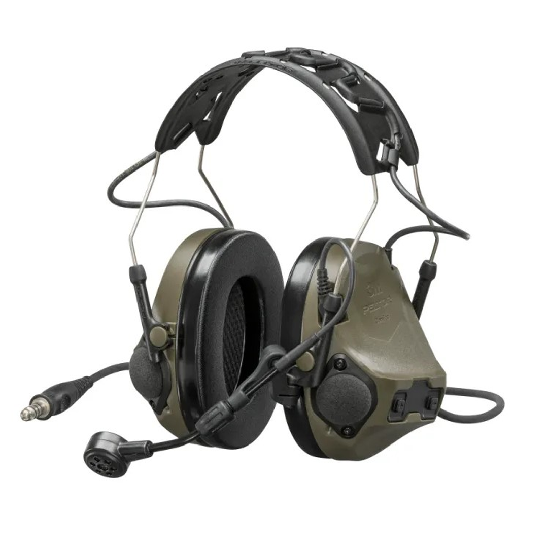Навушники активні 3M PELTOR™ ComTac™ VIII, з мікрофоном, зелені