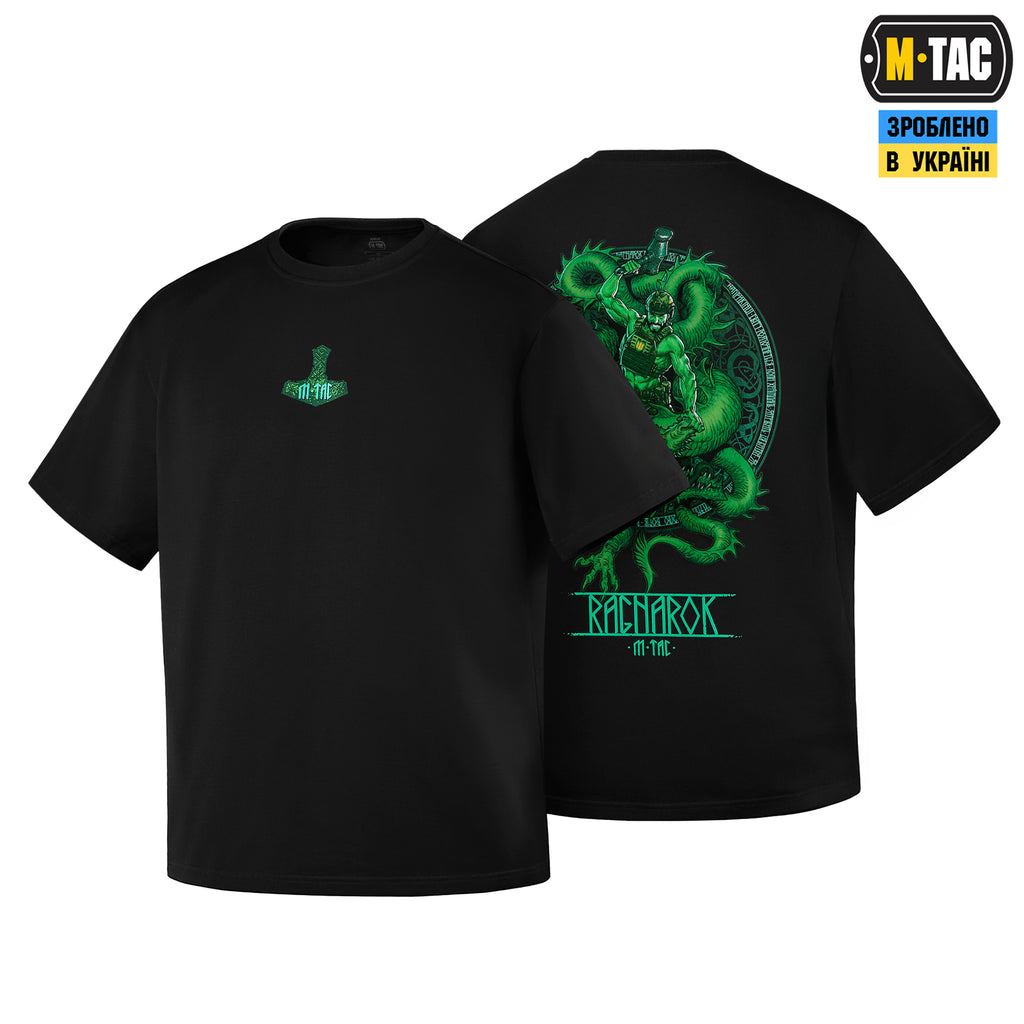 M-Tac футболка Ragnarok Night Vision Cotton Hard Black