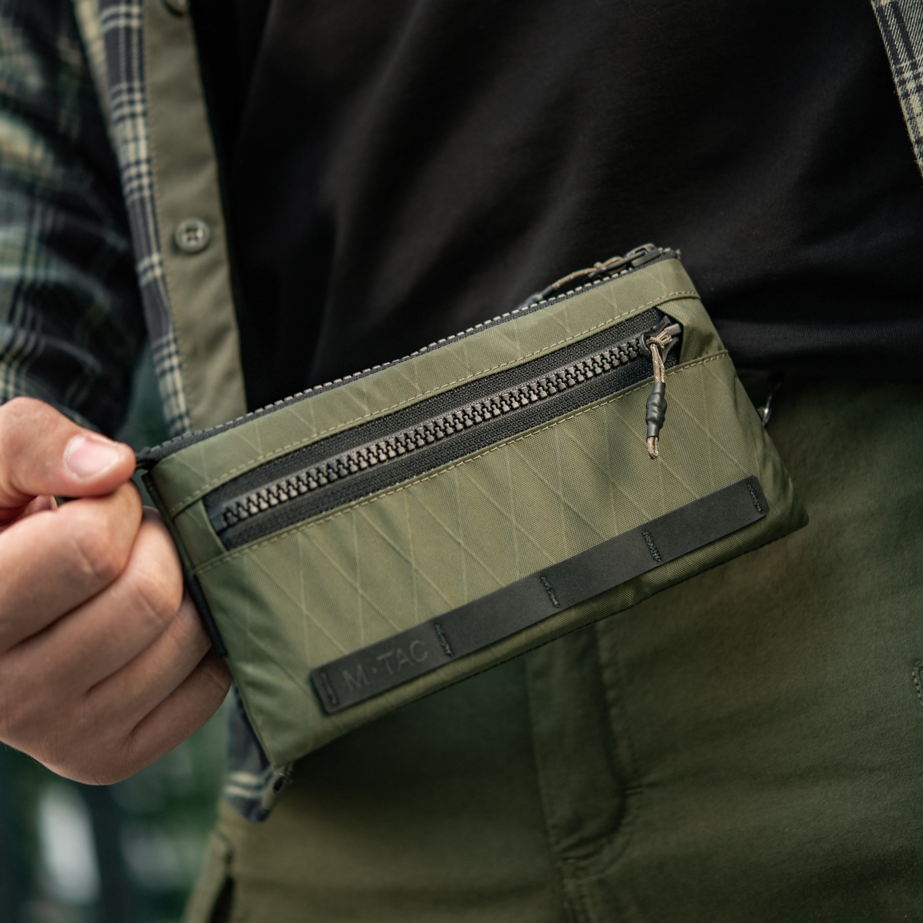 M-Tac гаманець горизонтальний з карабіном X-PAC Elite Ranger Green