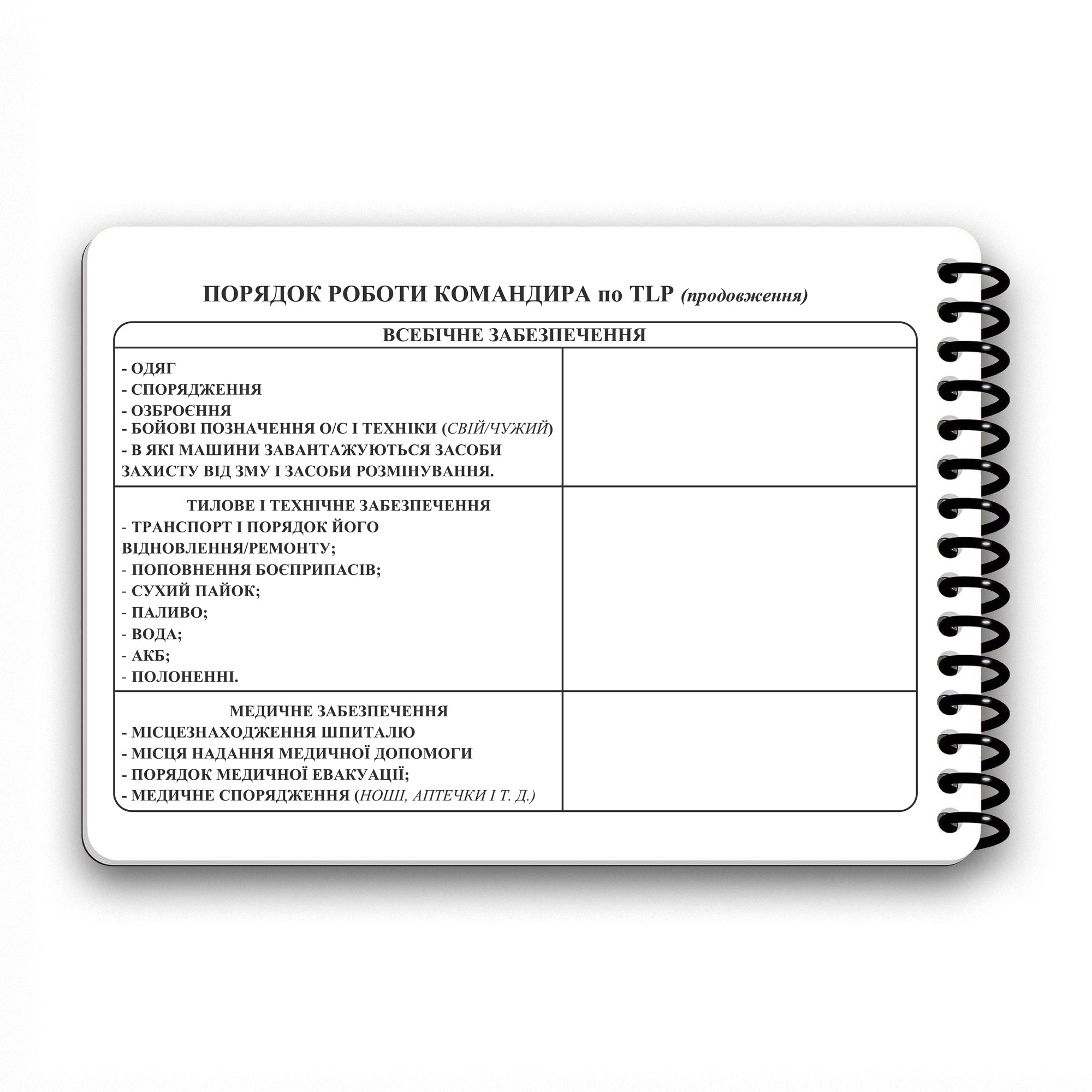 Ecopybook Tactical Блокнот сержанта