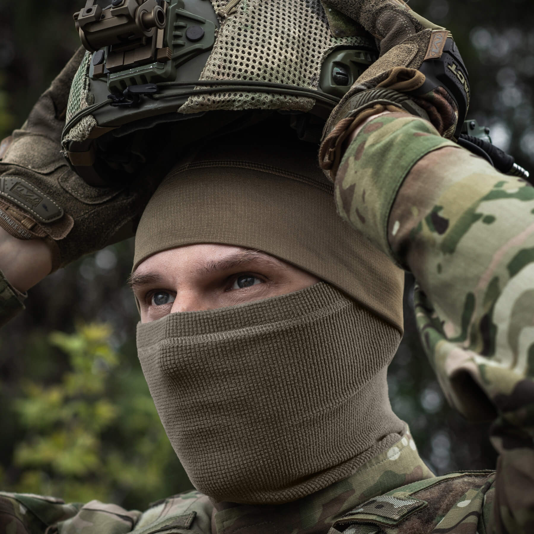 M-Tac шапка-підшоломник мікрофліс ріп-стоп Tan