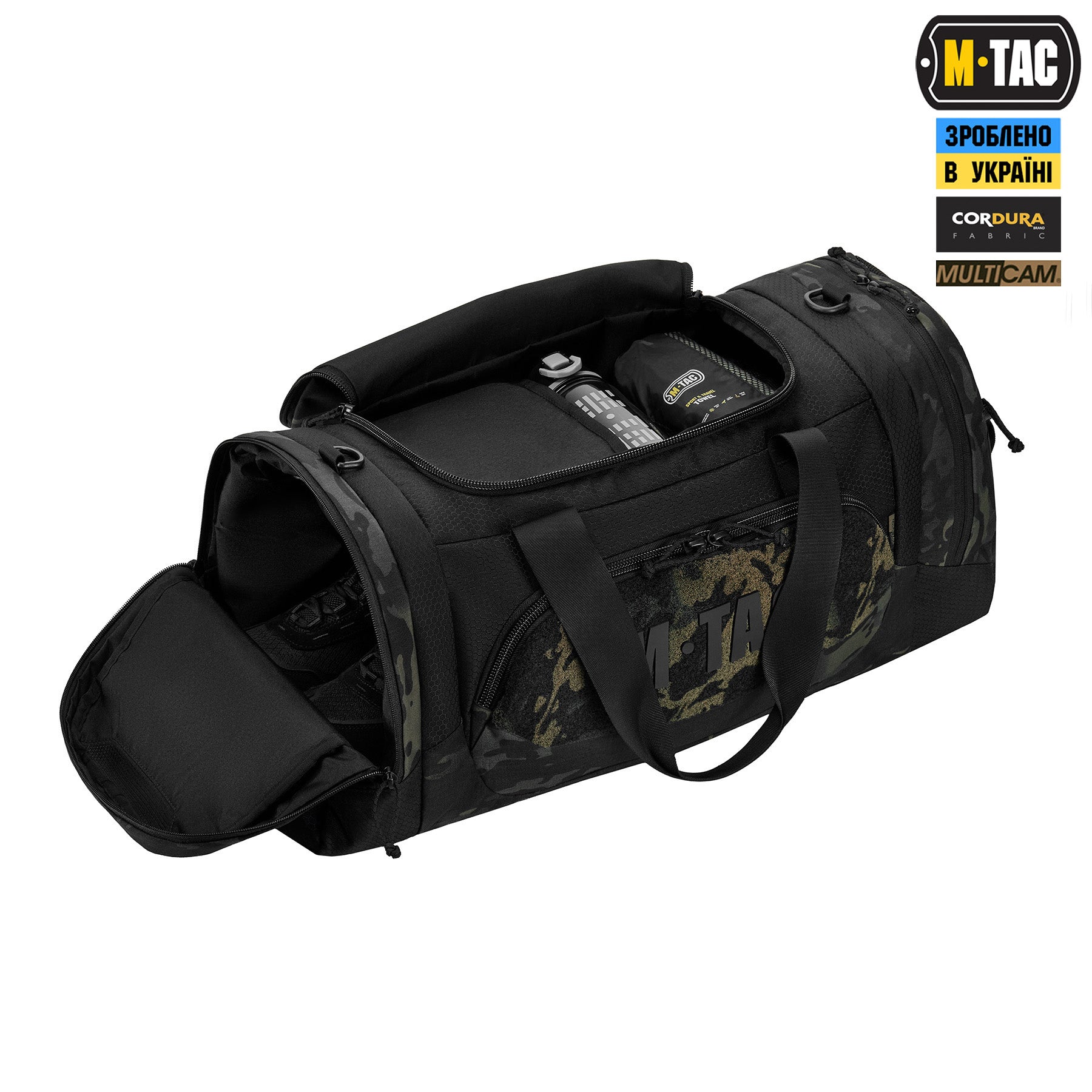 M-Tac сумка-баул Sport 45л Elite Multicam Black