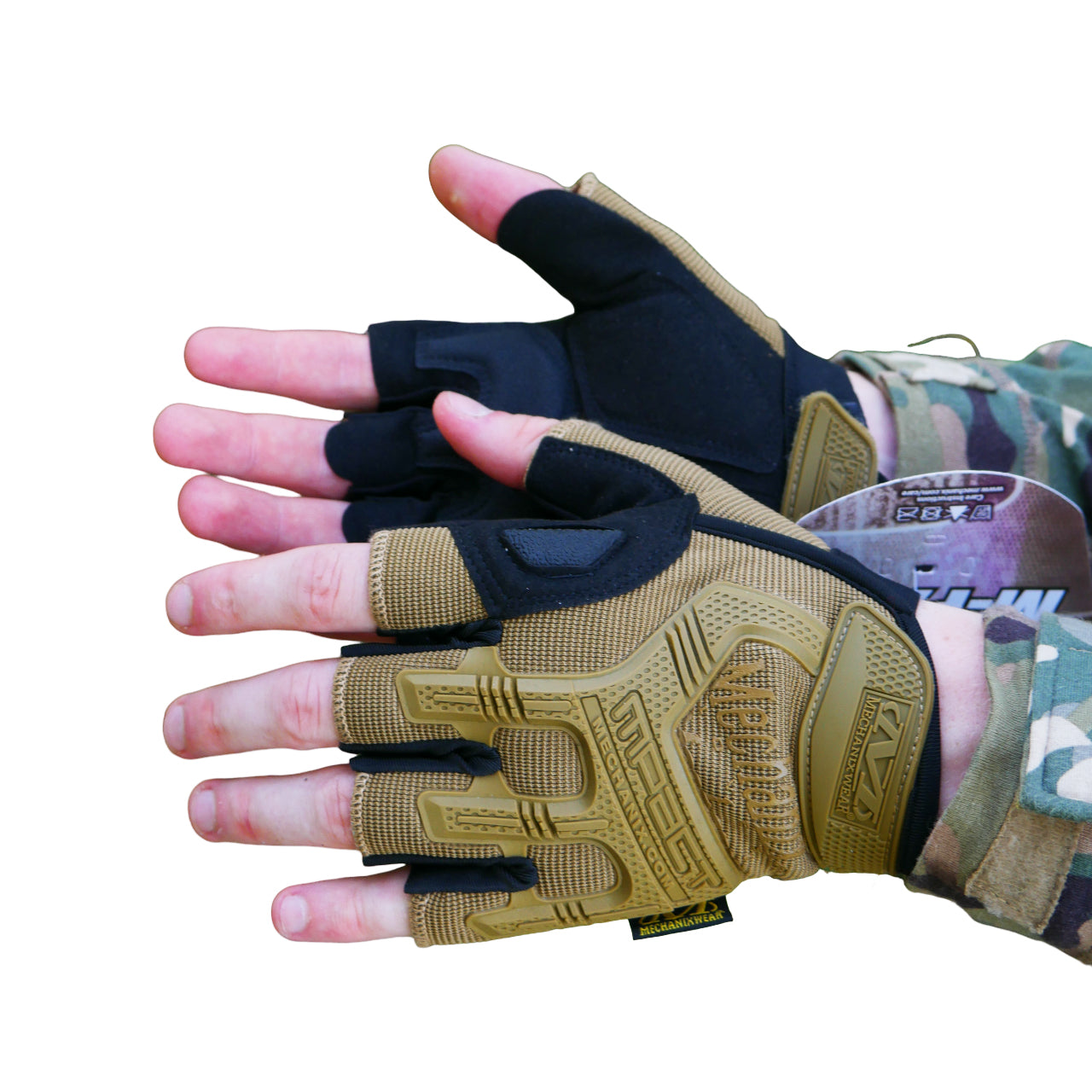 Безпалі рукавиці койот Mechanix MXK-2