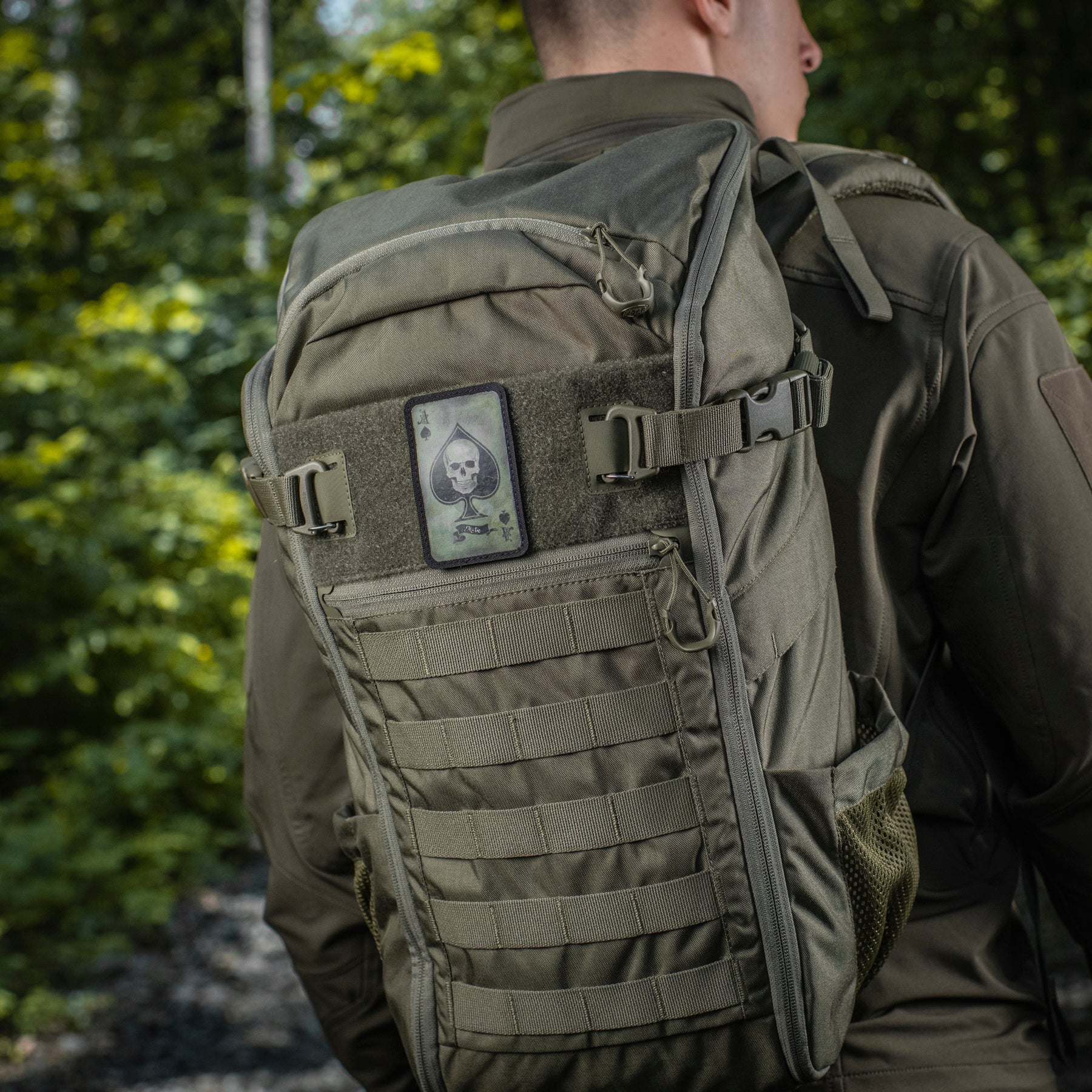 M-Tac нашивка Ace of Spades Ranger Green/Black