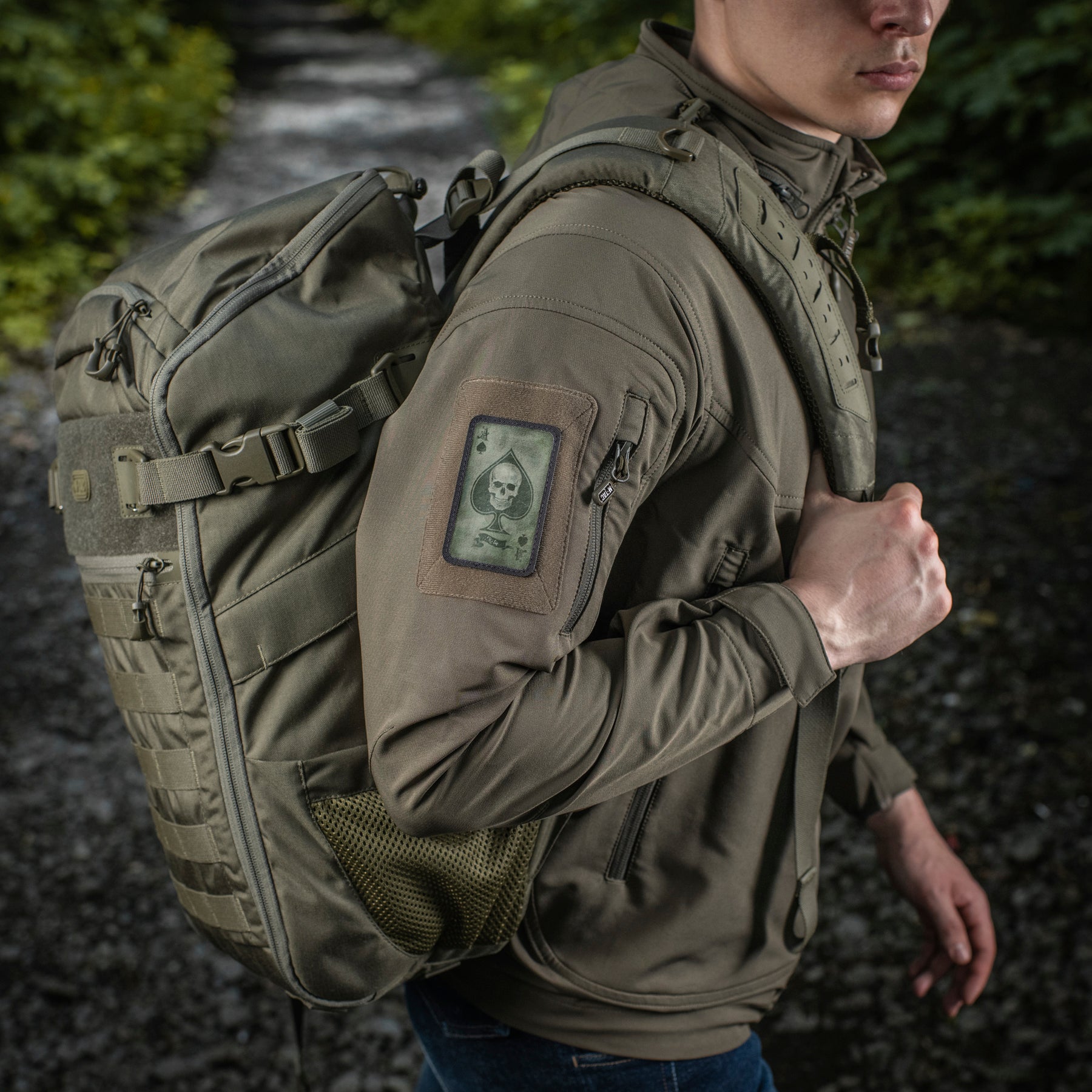 M-Tac нашивка Ace of Spades Ranger Green/Black