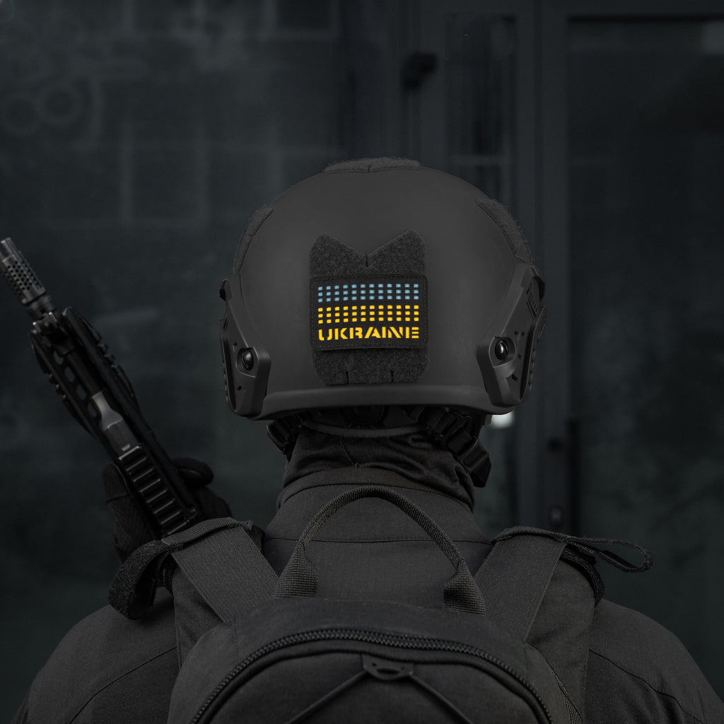 M-Tac нашивка Ukraine Laser Cut Black/Yellow/Blue/GID