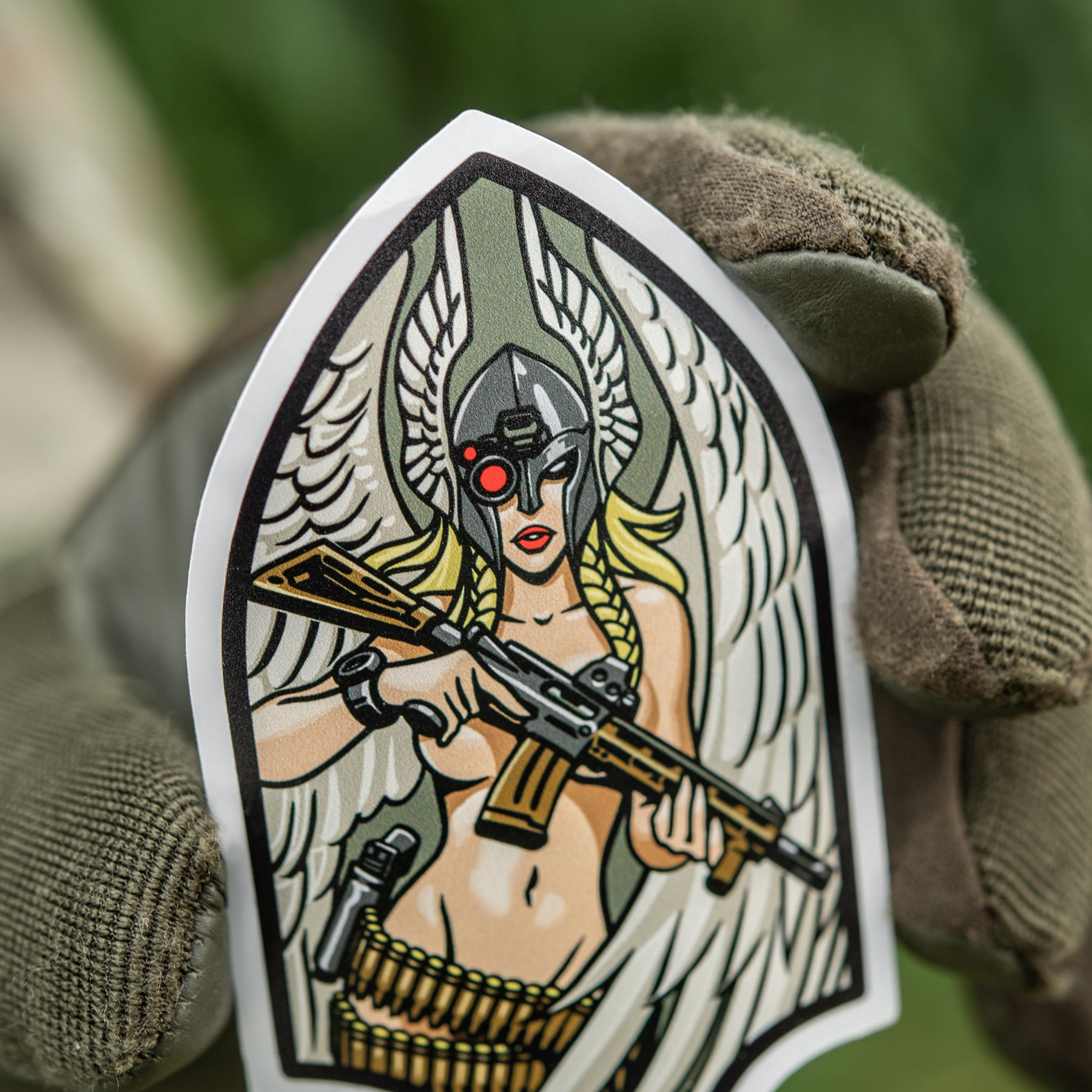 M-Tac наклейка Valkyrie Black
