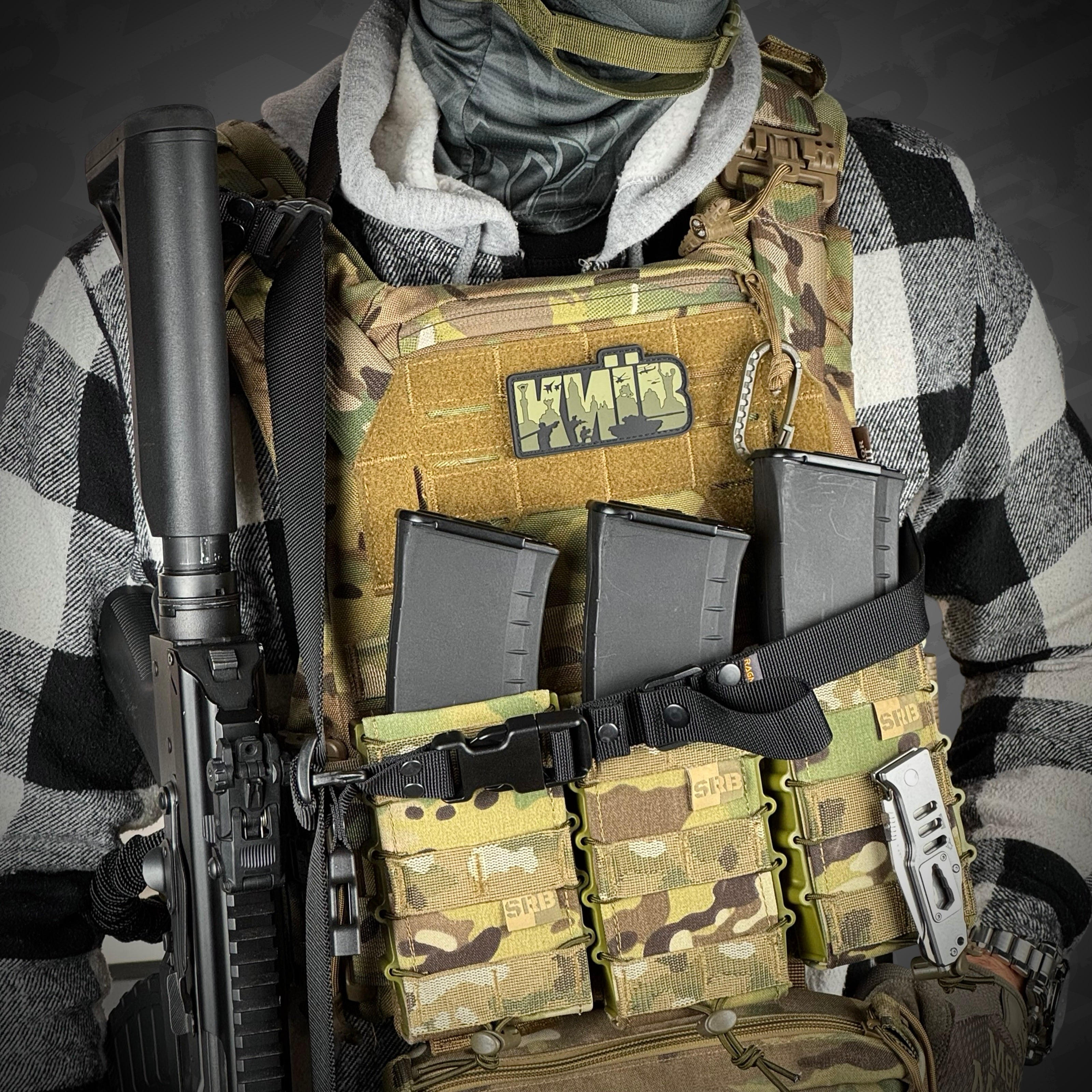 Ремінь збройовий триточковий RAGNAROK "Hel" Gen.II QD Чорний
