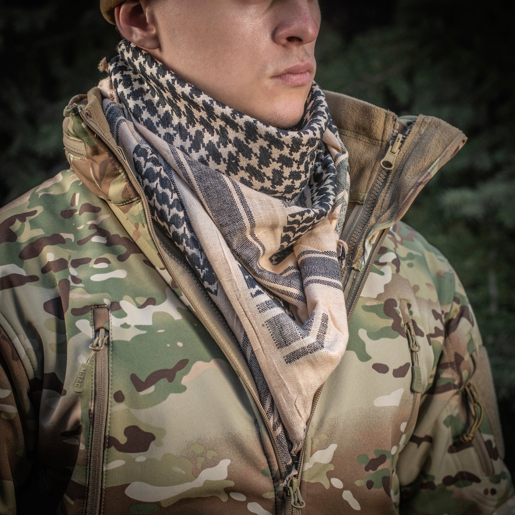 M-Tac шарф шемаг щільний Khaki/Black