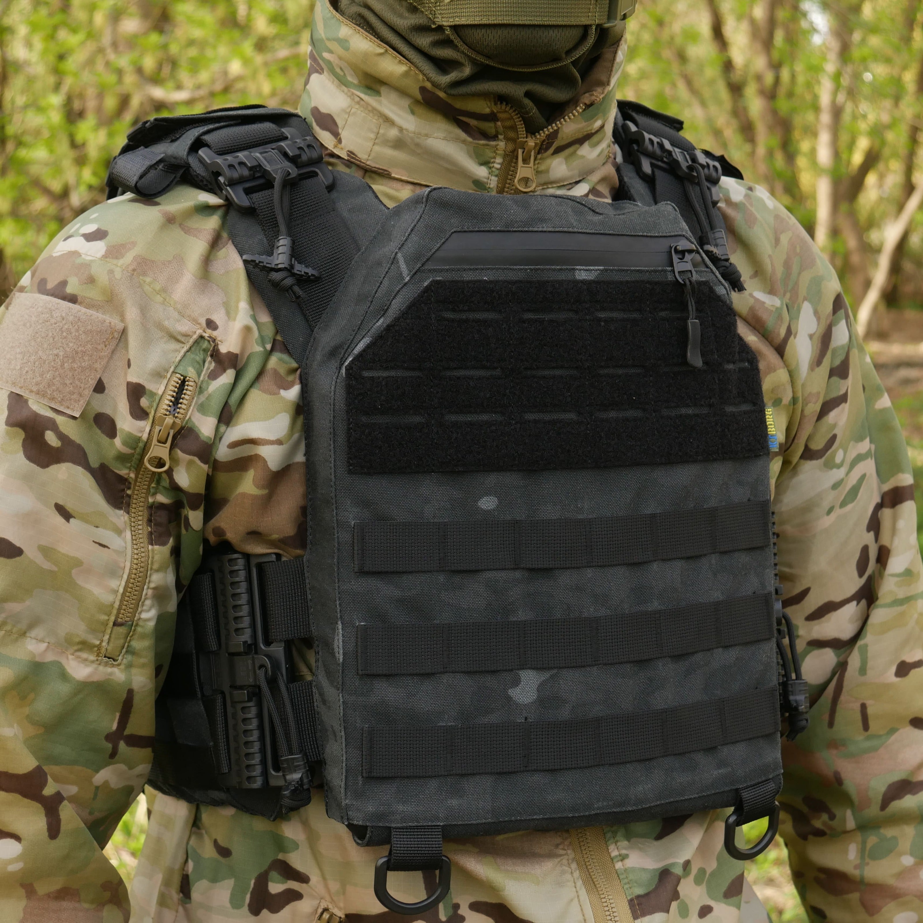 Плитоноска Kiborg GU gen.1 Чорний Мультикам