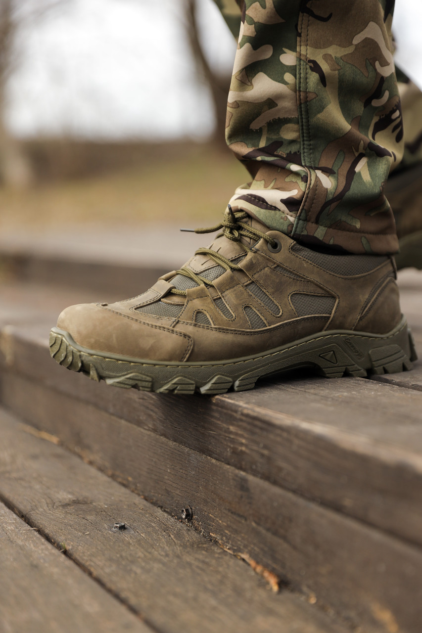 Літні кросівки Крейзі Undolini Олива (500102)