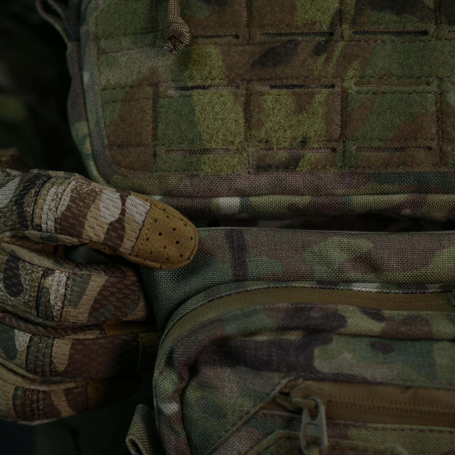 Комплект (захист живота + сумка) Militex Cordura original USA Мультикам розмір (M)