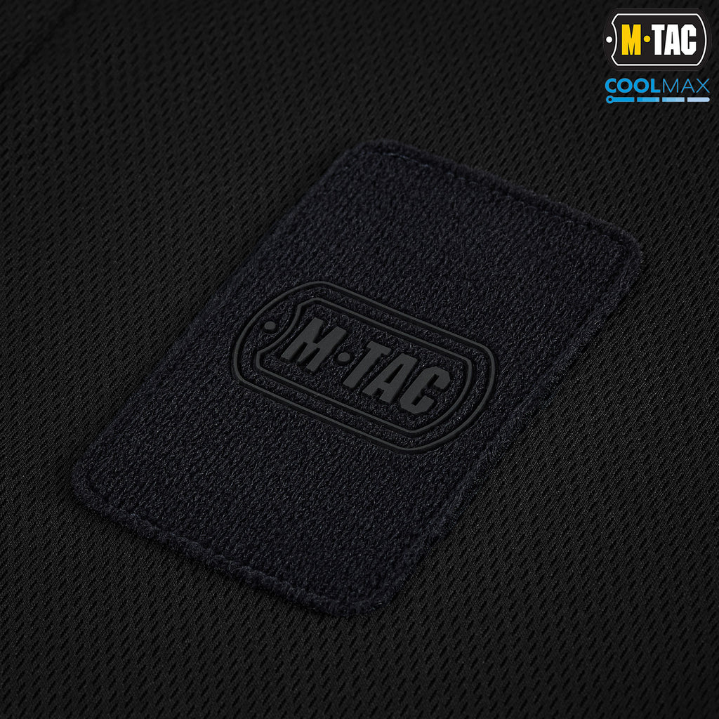 M-Tac поло Elite Tactical Coolmax Black/Dark Navy Blue