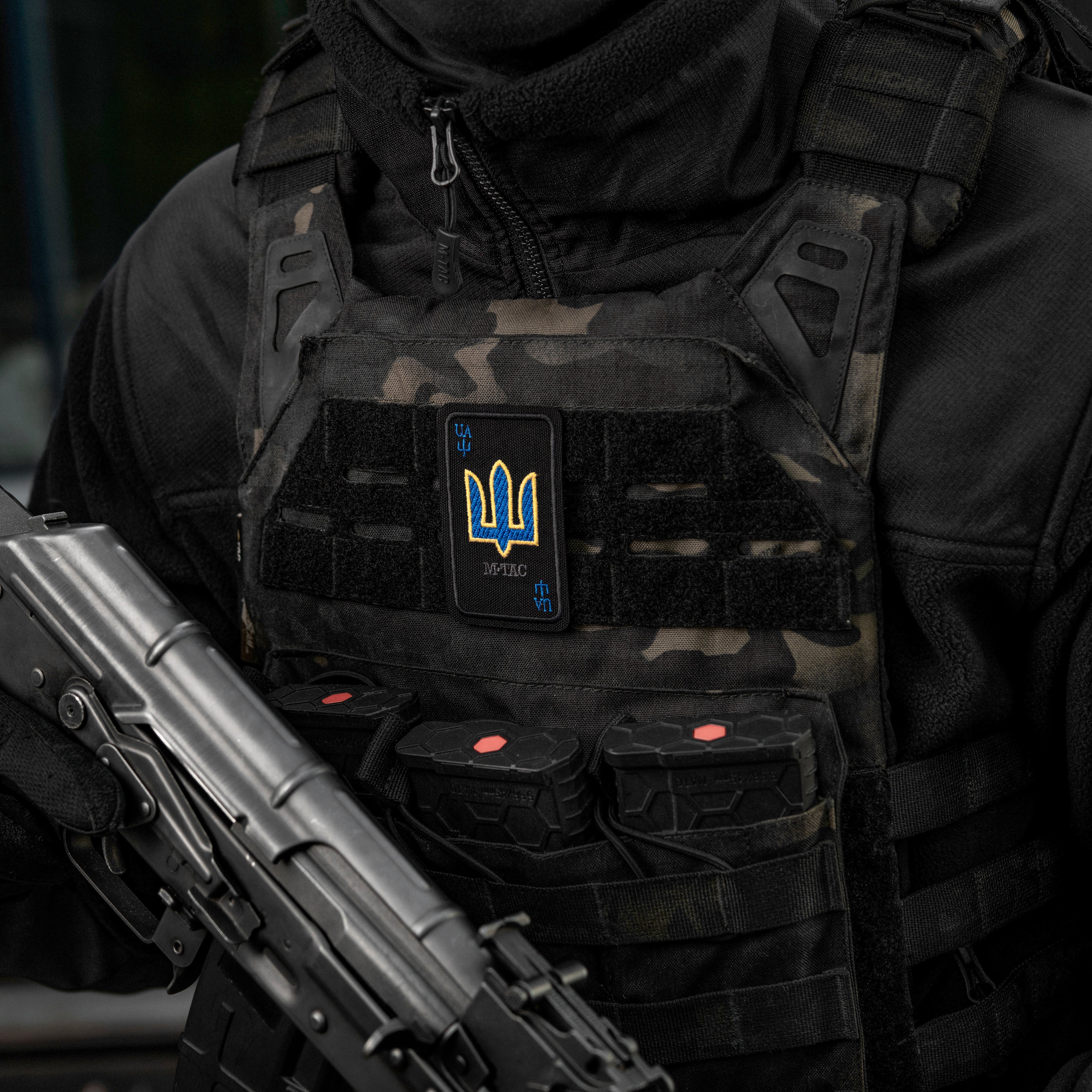 M-Tac нашивка Козирна карта (вишивка) Black
