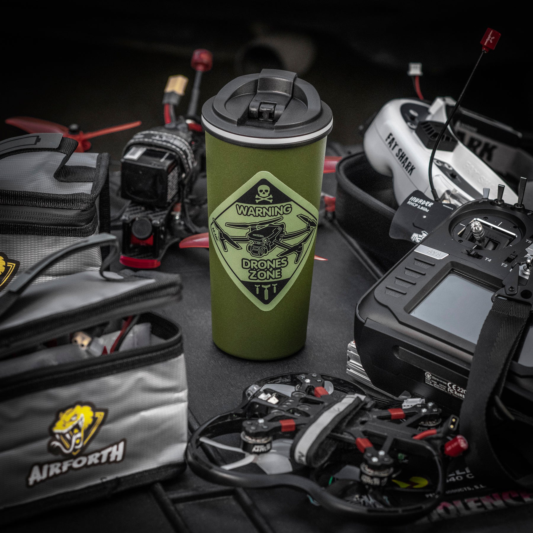 M-Tac наклейка Drones Zone Ranger Green