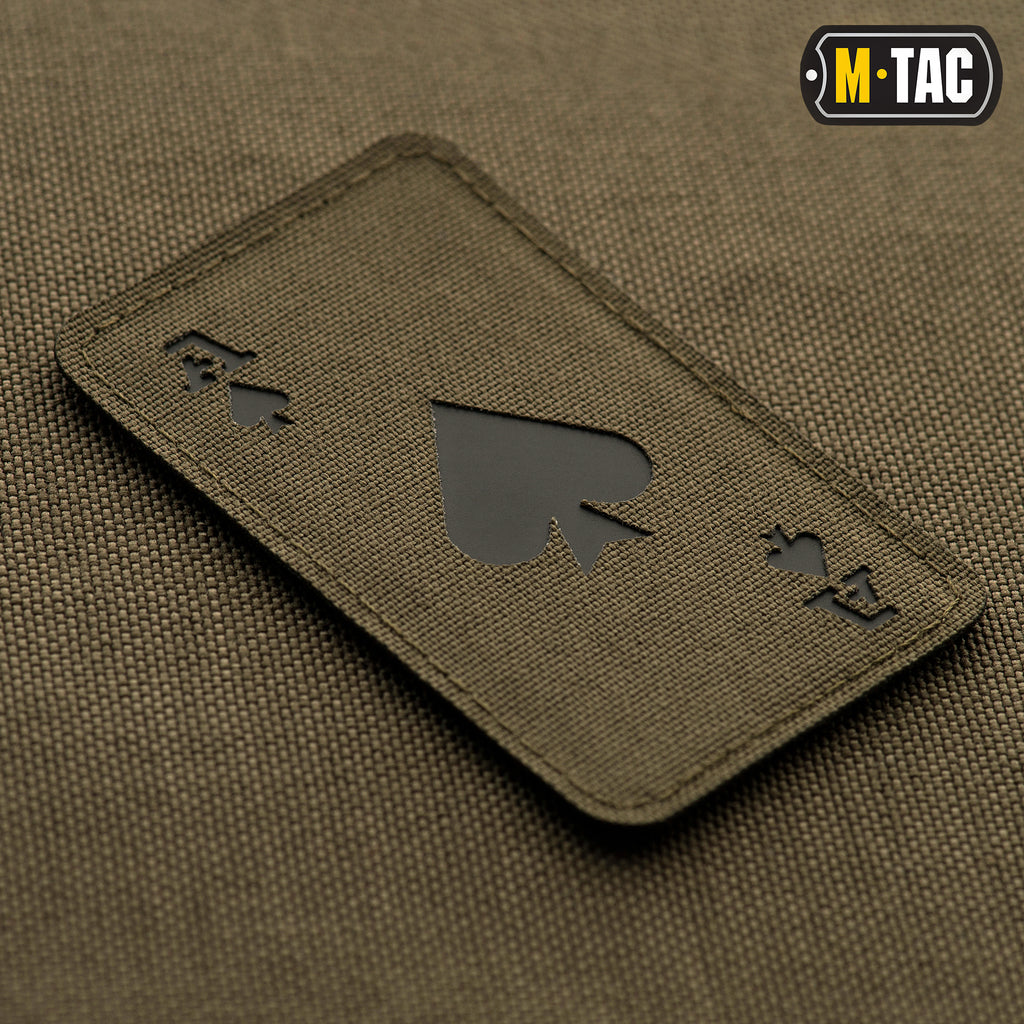 M-Tac нашивка Ace of Spades Laser Cut Ranger Green/Black