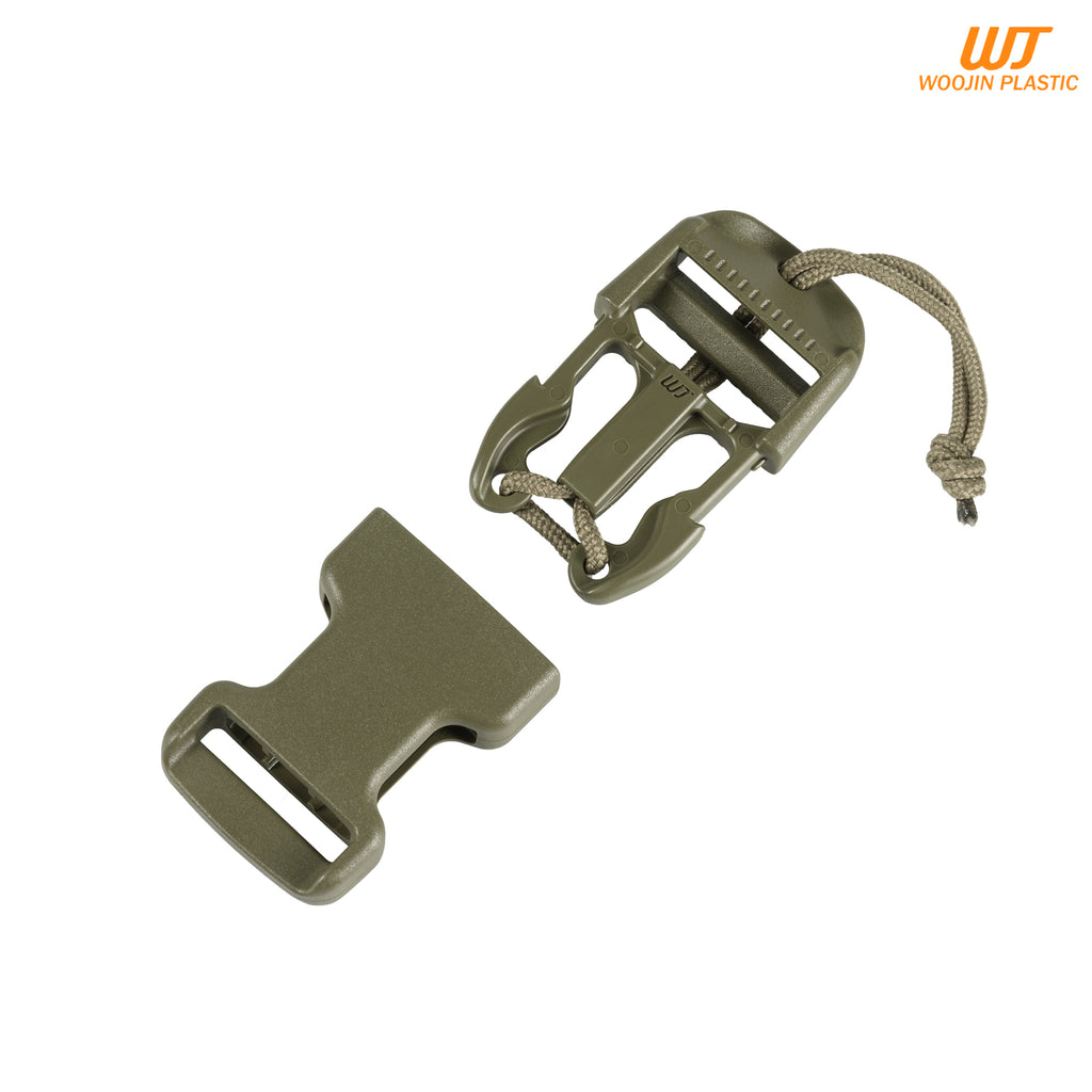 Woojin Plastic фастекс швидкого скидання Quick R/Pulling NTSR 25mm Olive