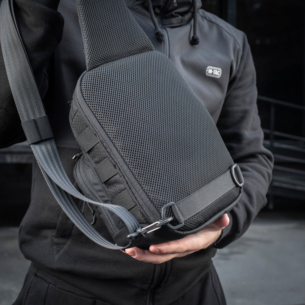 M-Tac сумка Cross Bag Slim Elite Hex Black