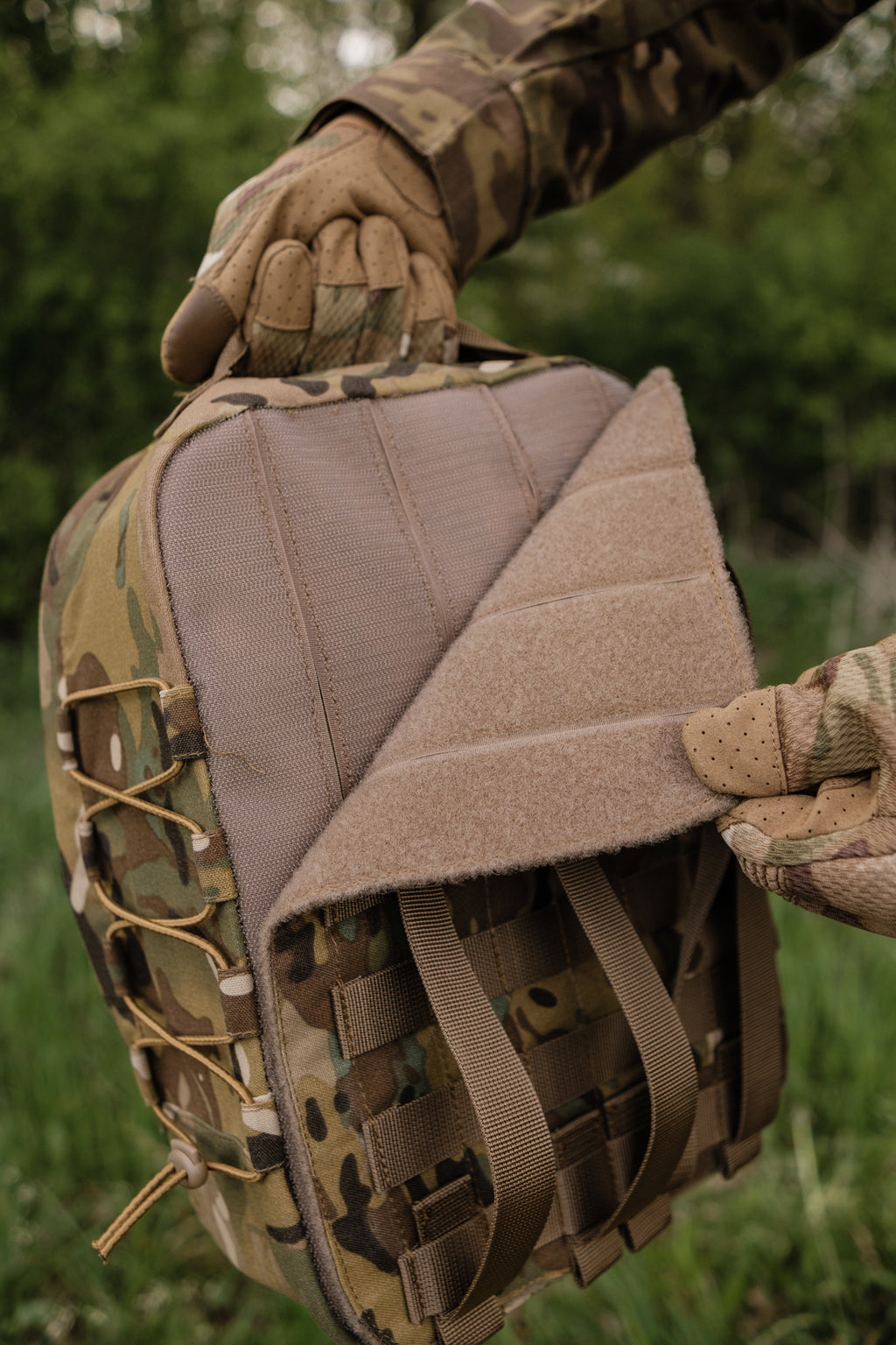 Рюкзак з MOLLE швидкоз'ємний мультикам