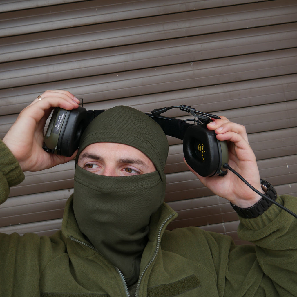 Навушники EARMOR M32 Олива з універсальним кріпленням