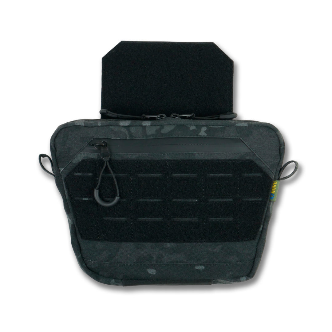 Сумка-напашник XL з балістичним пакетом 1 клас захисту Kiborg GU Сordura Dark Multicam