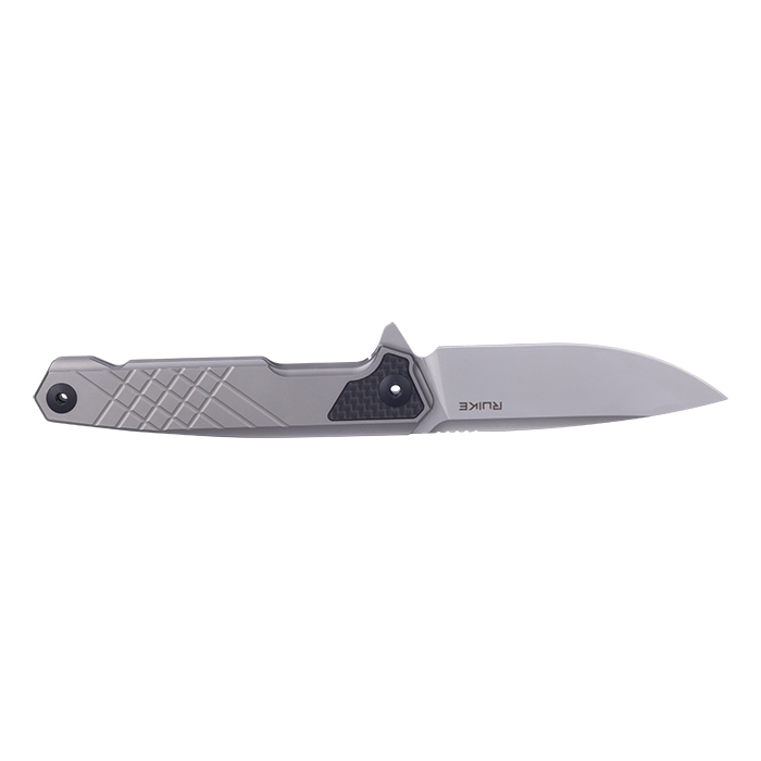 Ніж складаний туристичний Ruike M875-TZ, (8.9 см) N690Co / TC4 (титан) сірий