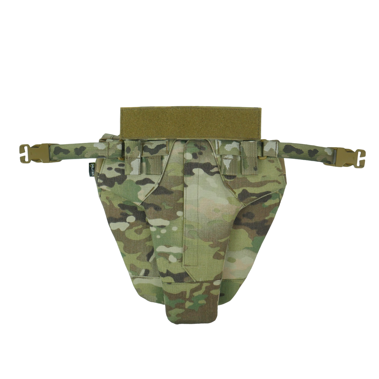 Потрійний захист паху/напашник з балістичним захистом 2 клас Militex cordura USA Мультикам