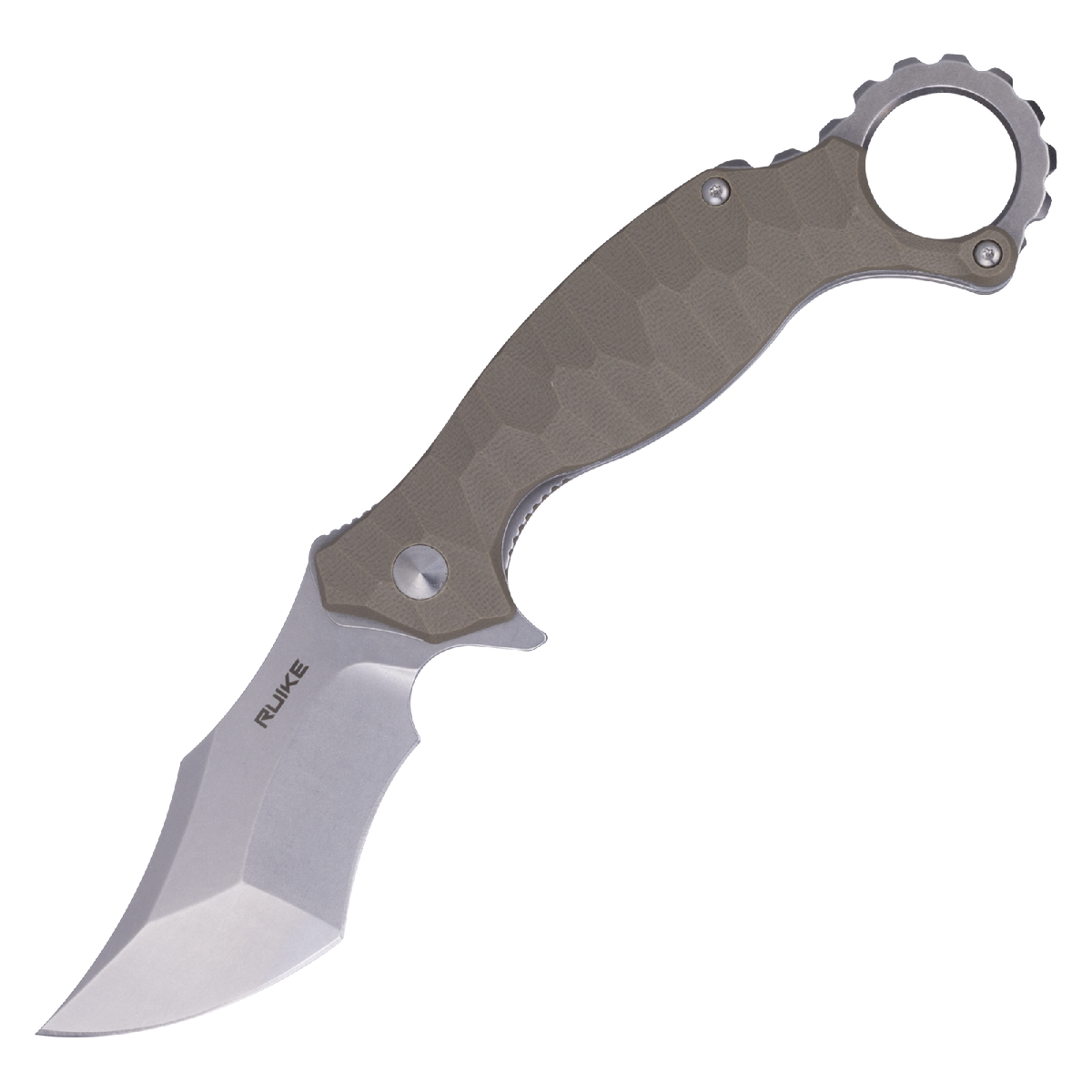 Ніж складаний кишеньковий Ruike P881-W, (7.6 см) 14C28N / G10 бежевий