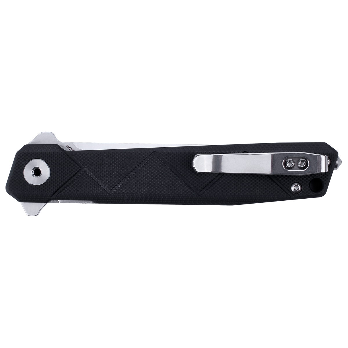 Ніж складаний туристичний Ruike P127-B, (9.1 см) 14C28N / G10 + steel 420 чорний