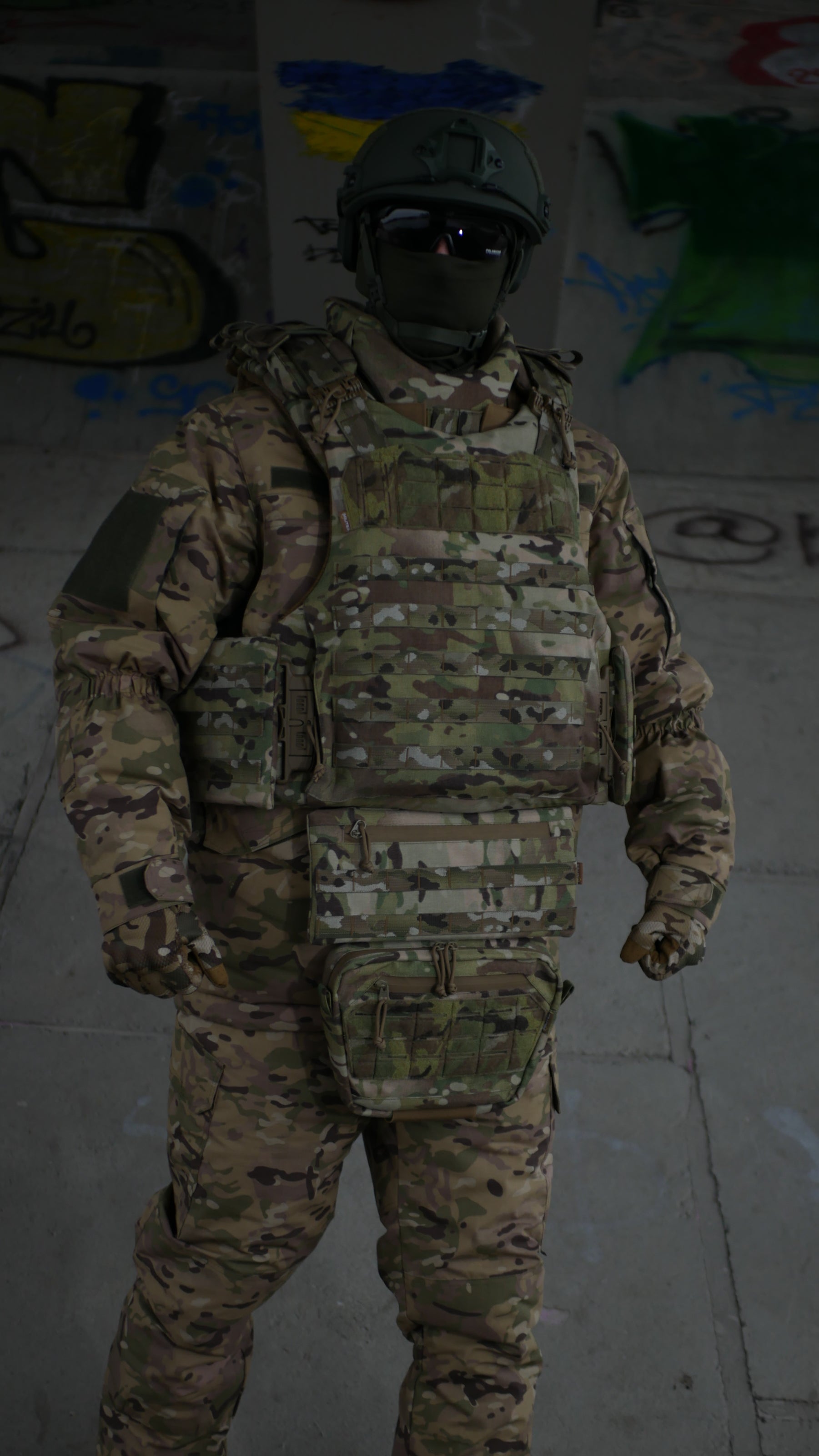Сумка-напашник з балістичним захистом 1 класу Militex XL Cordura original USA Мультикам