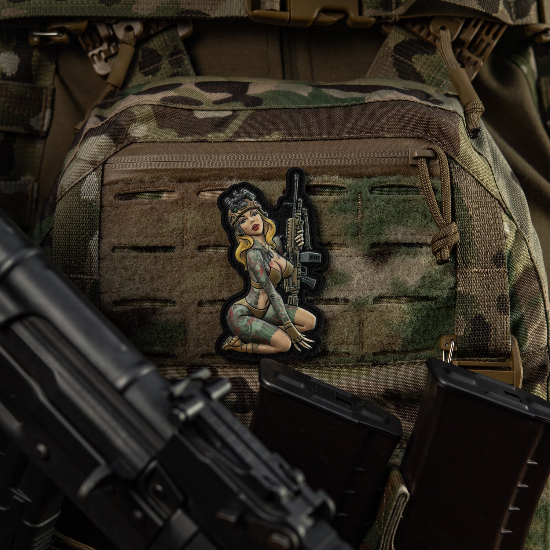 M-Tac нашивка Tactical girl №5 PVC Якудза