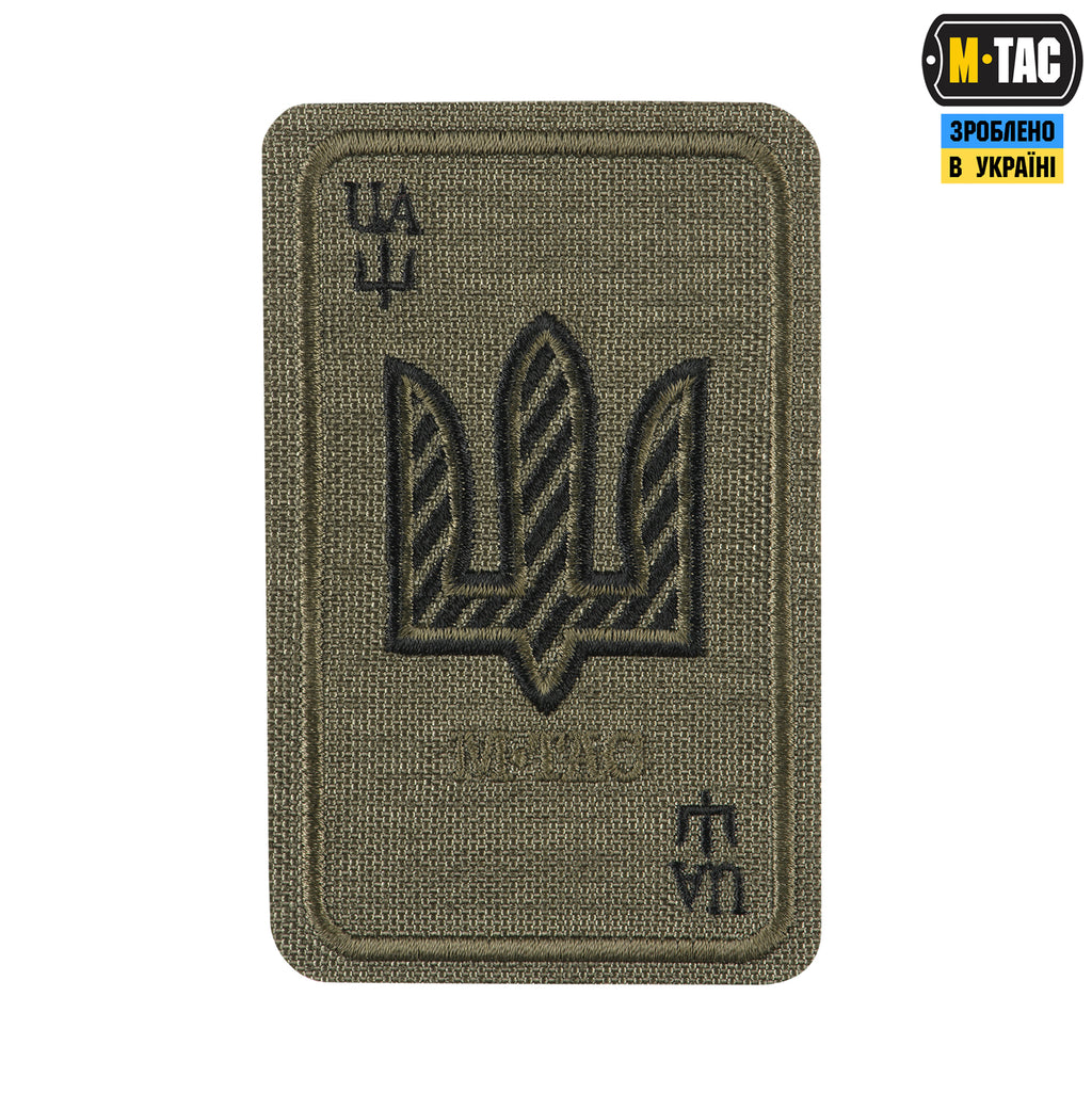 M-Tac нашивка Козирна карта (вишивка) Ranger Green