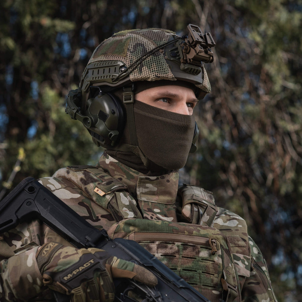 M-Tac балаклава-ніндзя Basic мікрофліс ріп-стоп Dark Olive