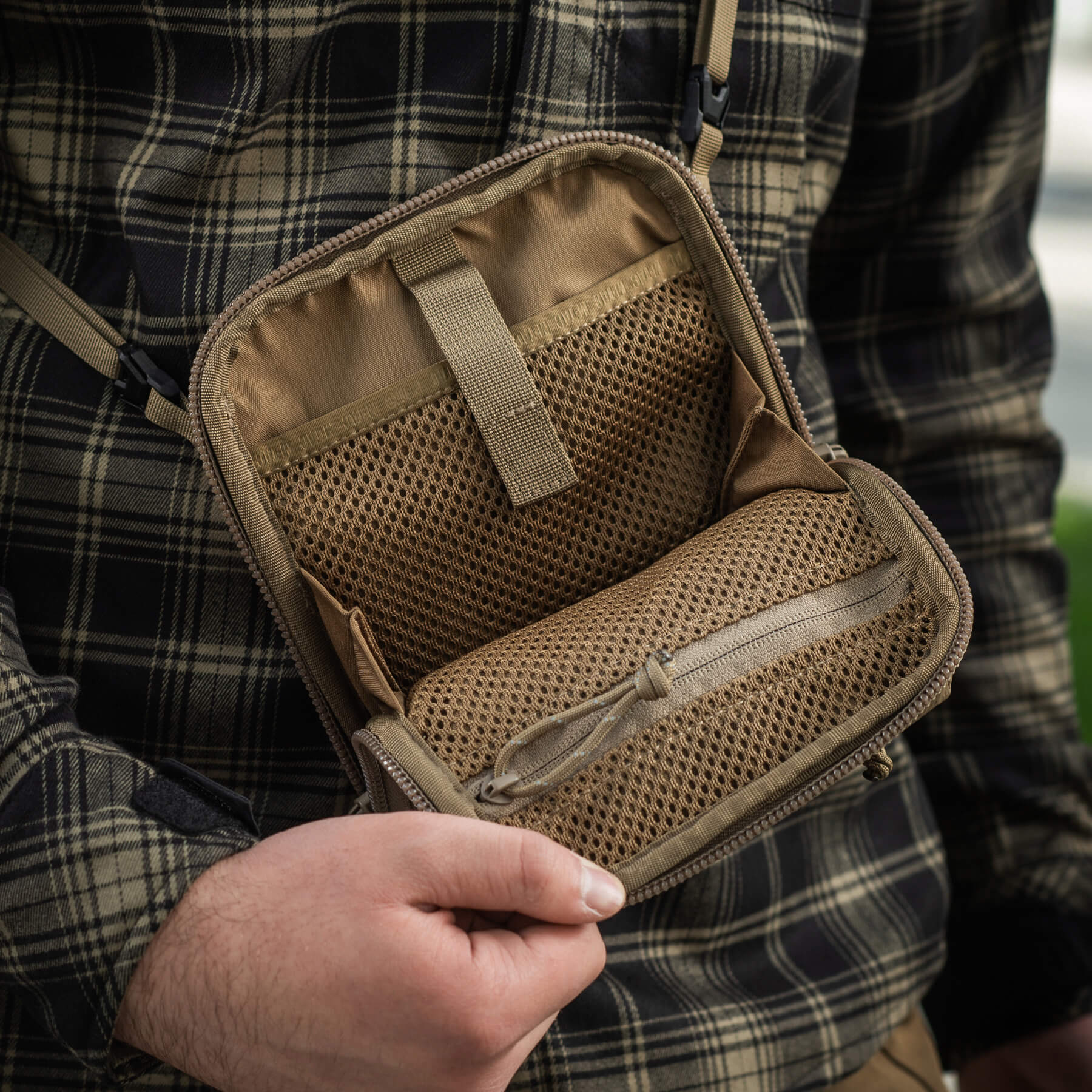 M-Tac сумка Pocket Bag Hardsling Lite-C Elite Coyote