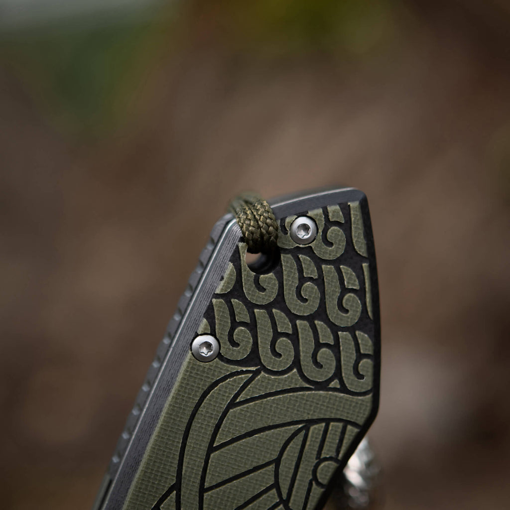 M-Tac ніж складний Type 12 Scandinavian Stonewash Black/Olive
