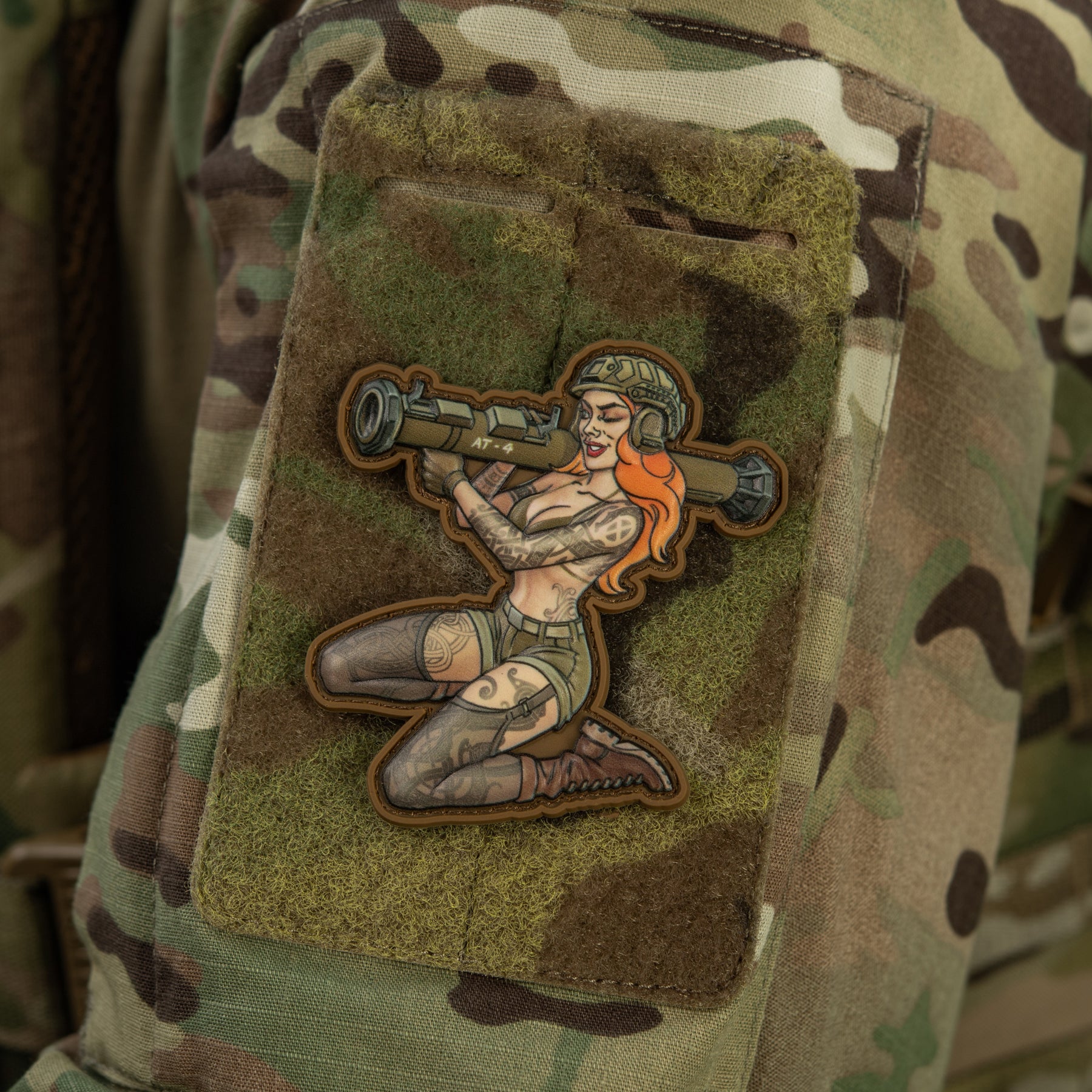 M-Tac нашивка Tactical girl №9 PVC Skandinavik