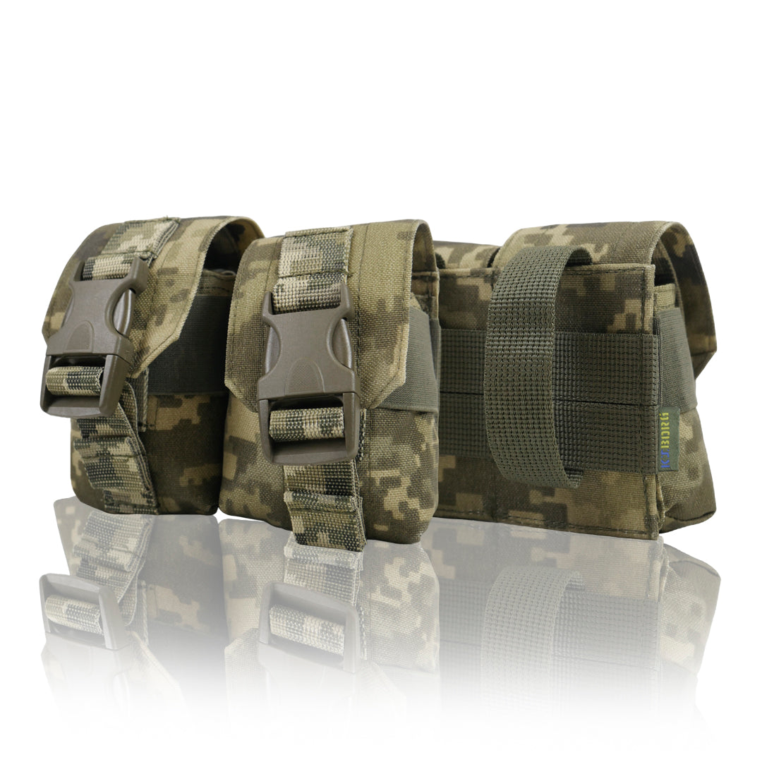 Підсумок під 2 гранати KIBORG GU Double Mag Pouch (Піксель)