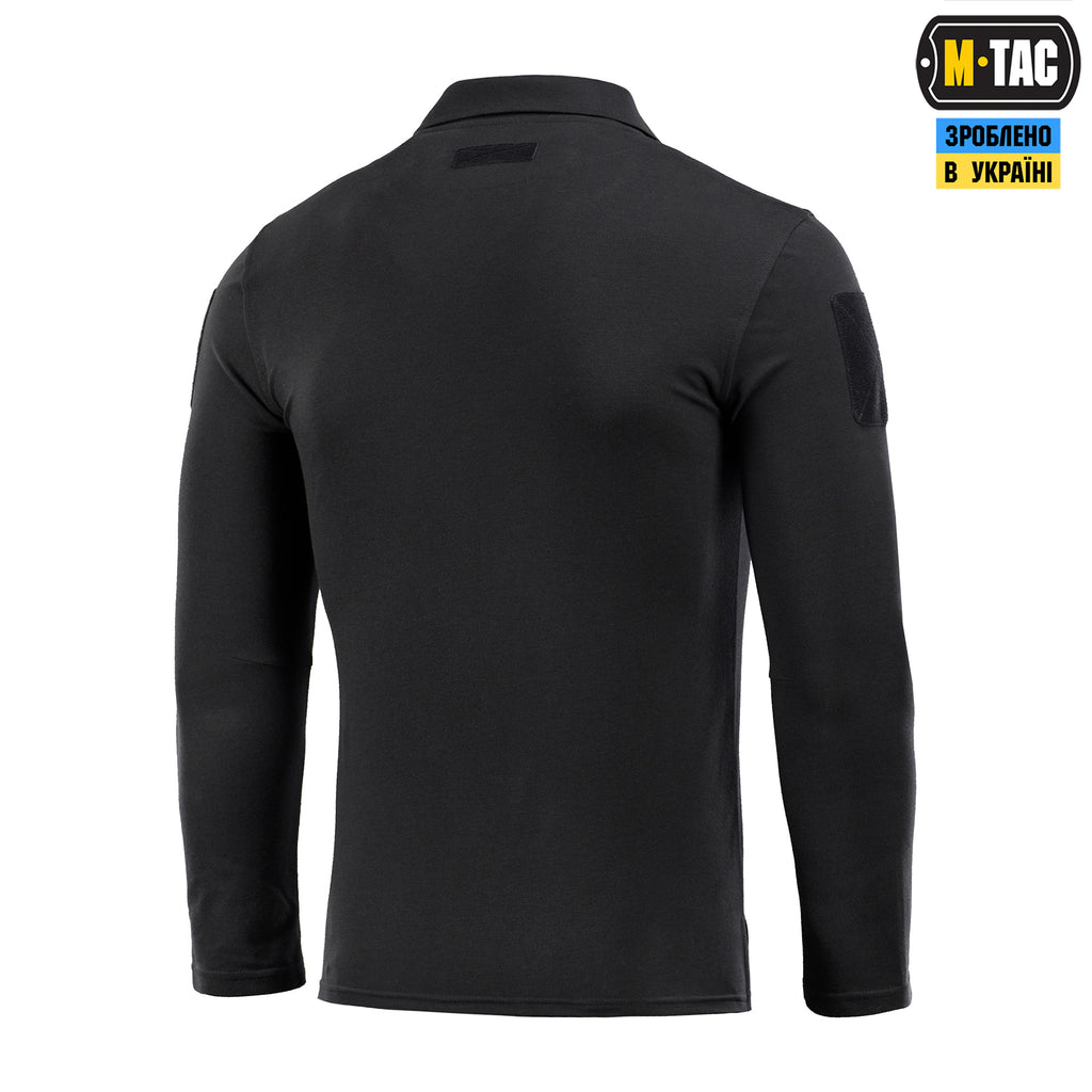 M-Tac поло тактичне довгий рукав 65/35 Black