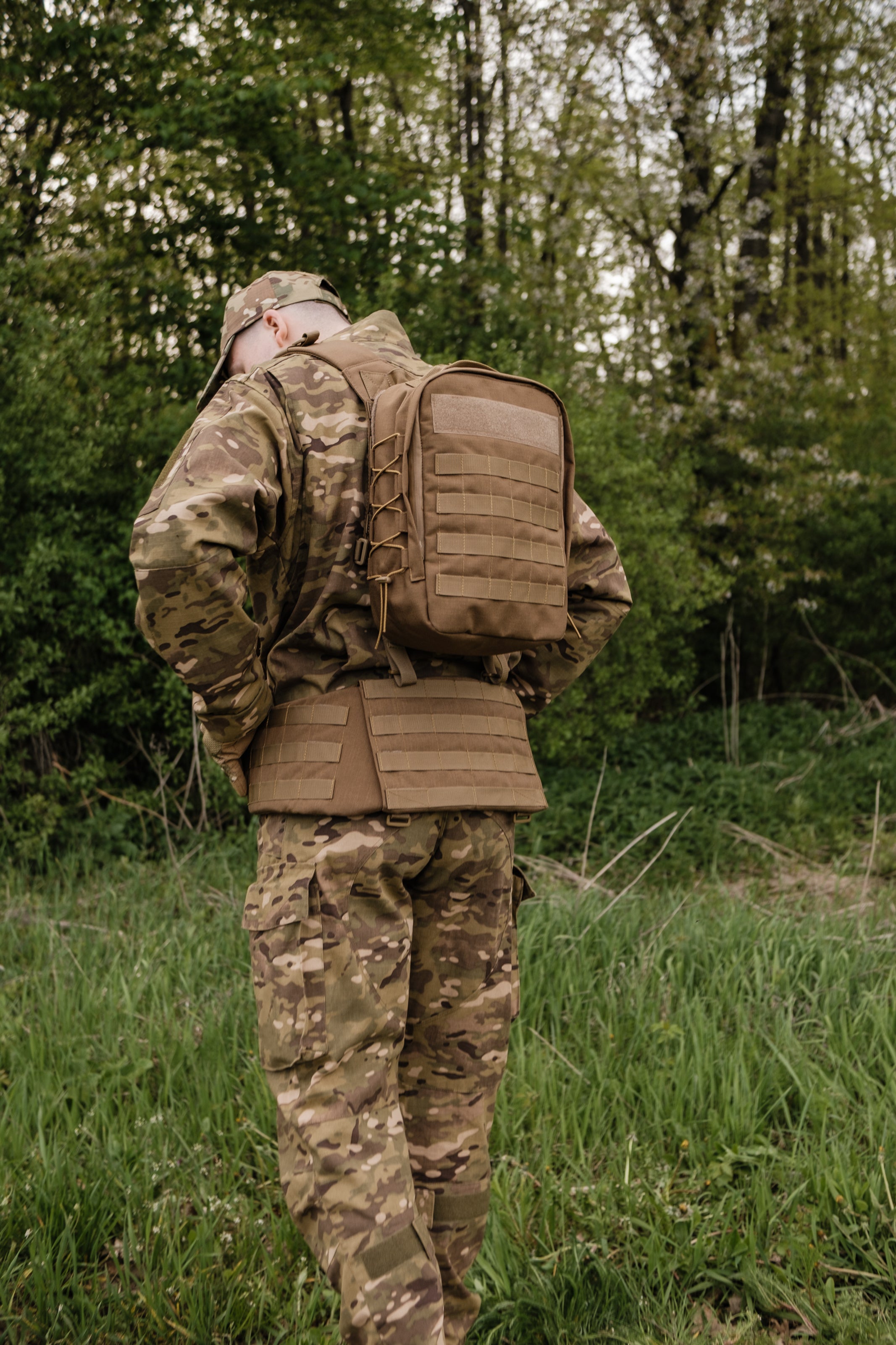 Рюкзак з MOLLE швидкоз'ємний койот