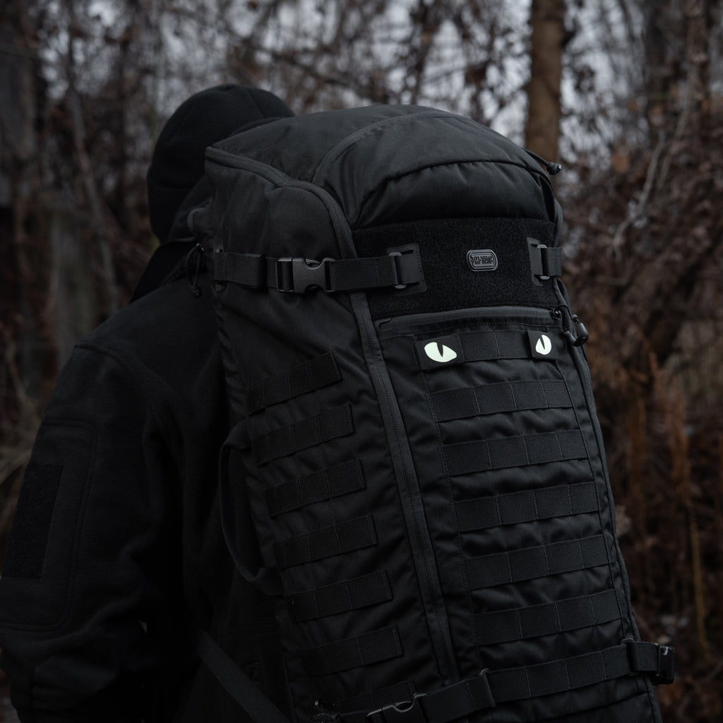 M-Tac нашивка Tiger Eyes Laser Cut (пара) Black
