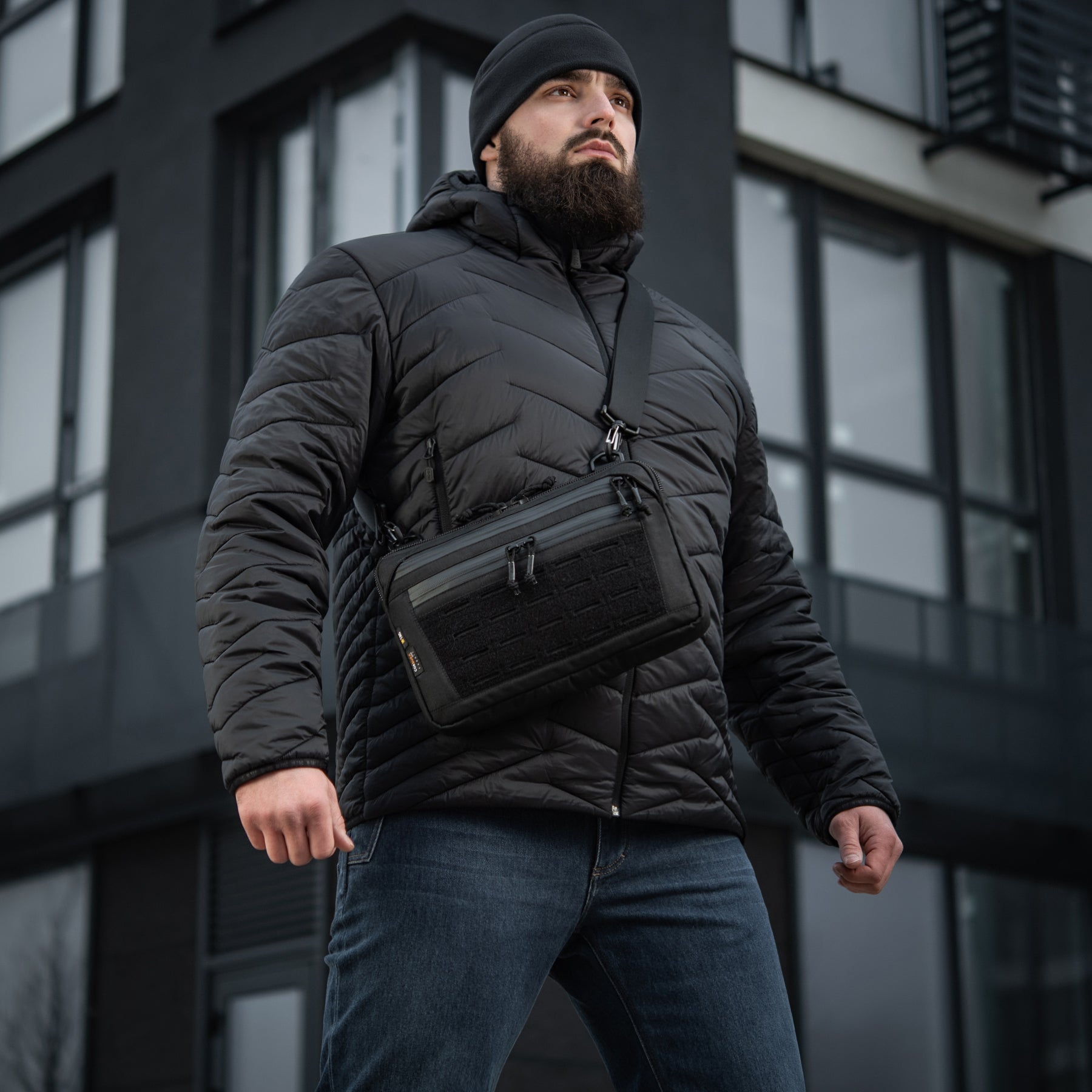 M-Tac сумка Admin Bag Medium Elite з липучкою Black