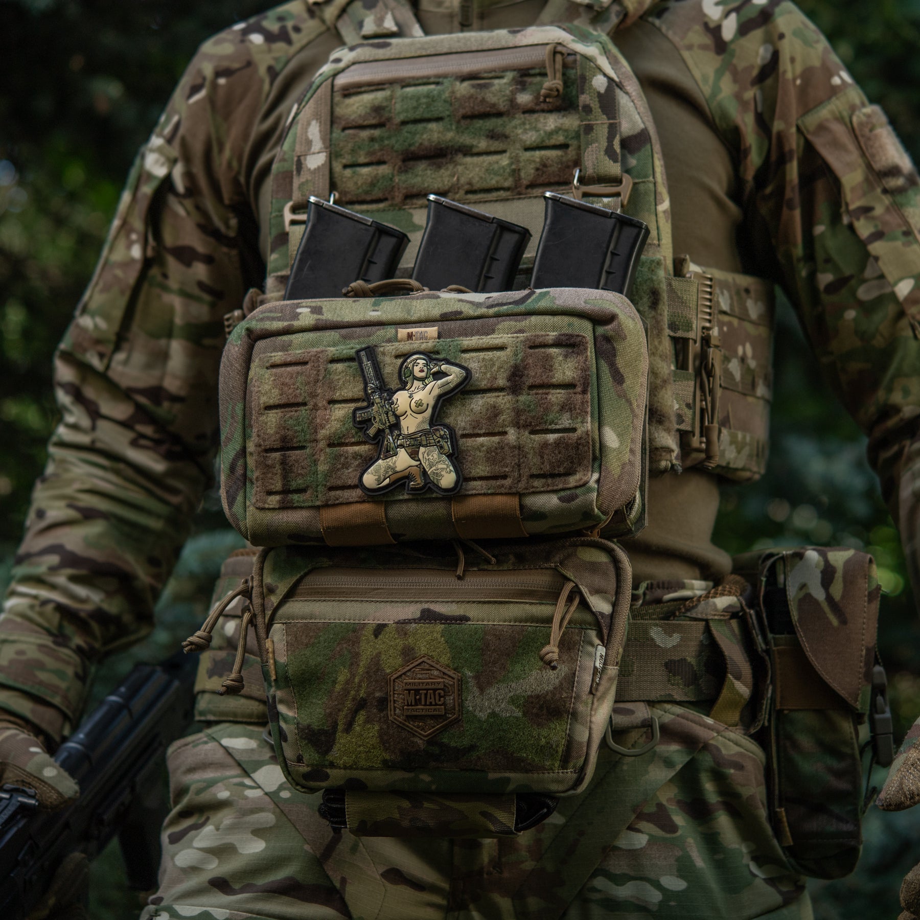 M-Tac нашивка Tactical girl Skandinavik with Mjöllnir PVC MC