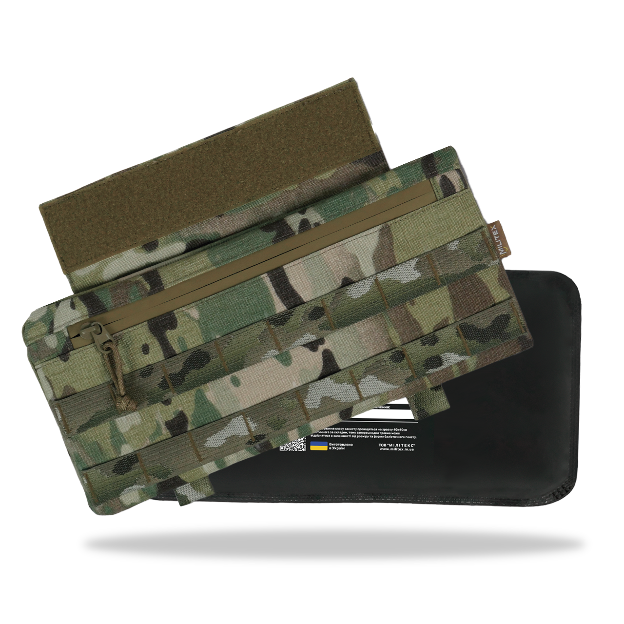 Захист живота Gen.2 з балістичним захистом 2 класу Militex Cordura original USA Мультикам