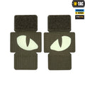 M-Tac нашивка Tiger Eyes Laser Cut (пара) Ranger Green
