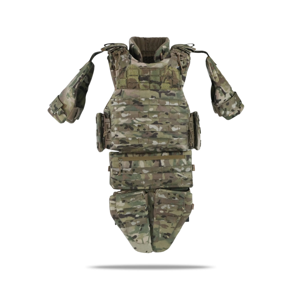 Бронежилет Militex Modular X-1 з балістичним пакетом (1 клас) | Multicam | Cordura USA | Розмір M