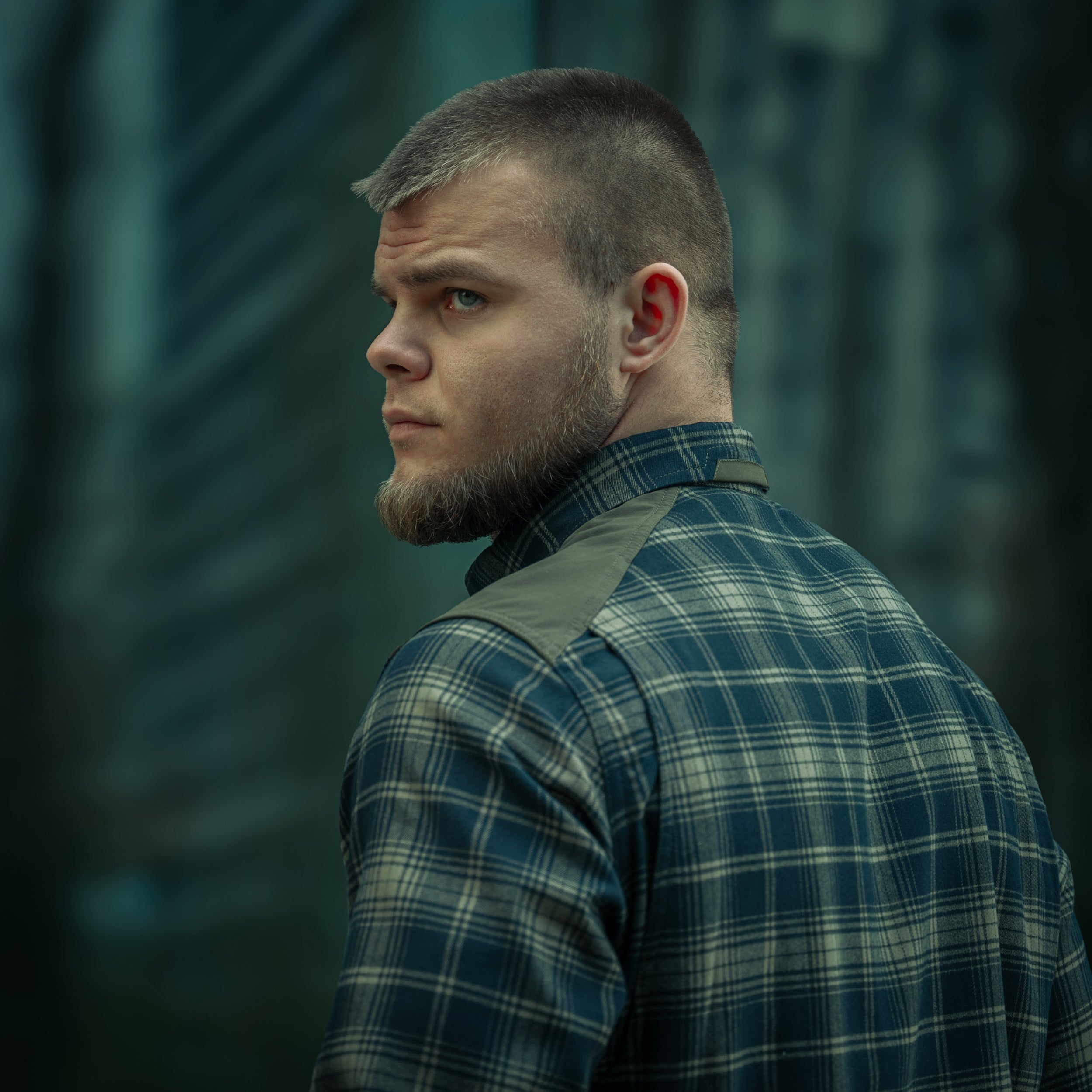 M-Tac сорочка Redneck Shirt Olive/Navy Blue