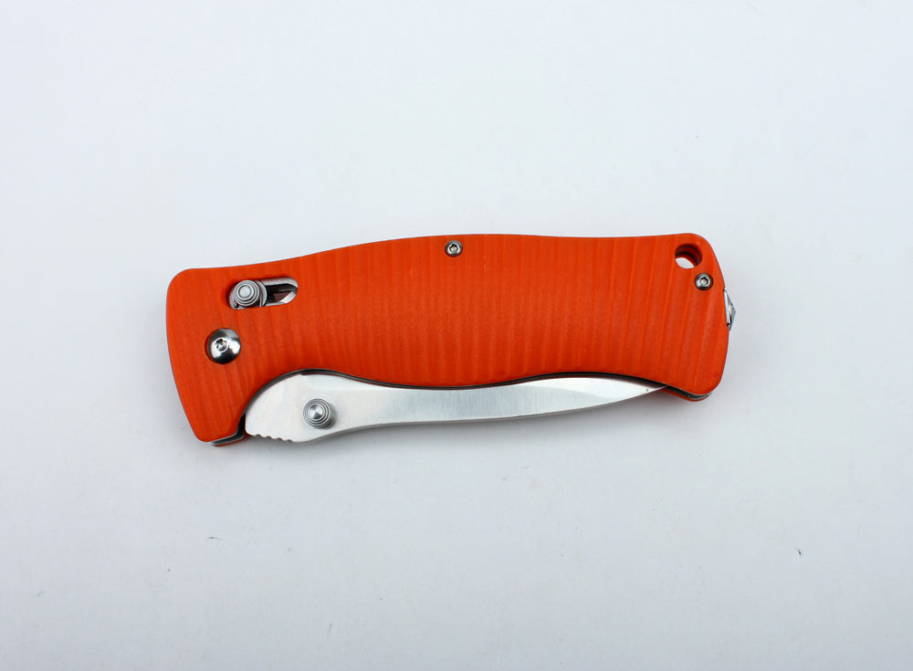 Ніж складаний туристичний Ganzo G720 (9 см) 440C / G10 помаранчевий